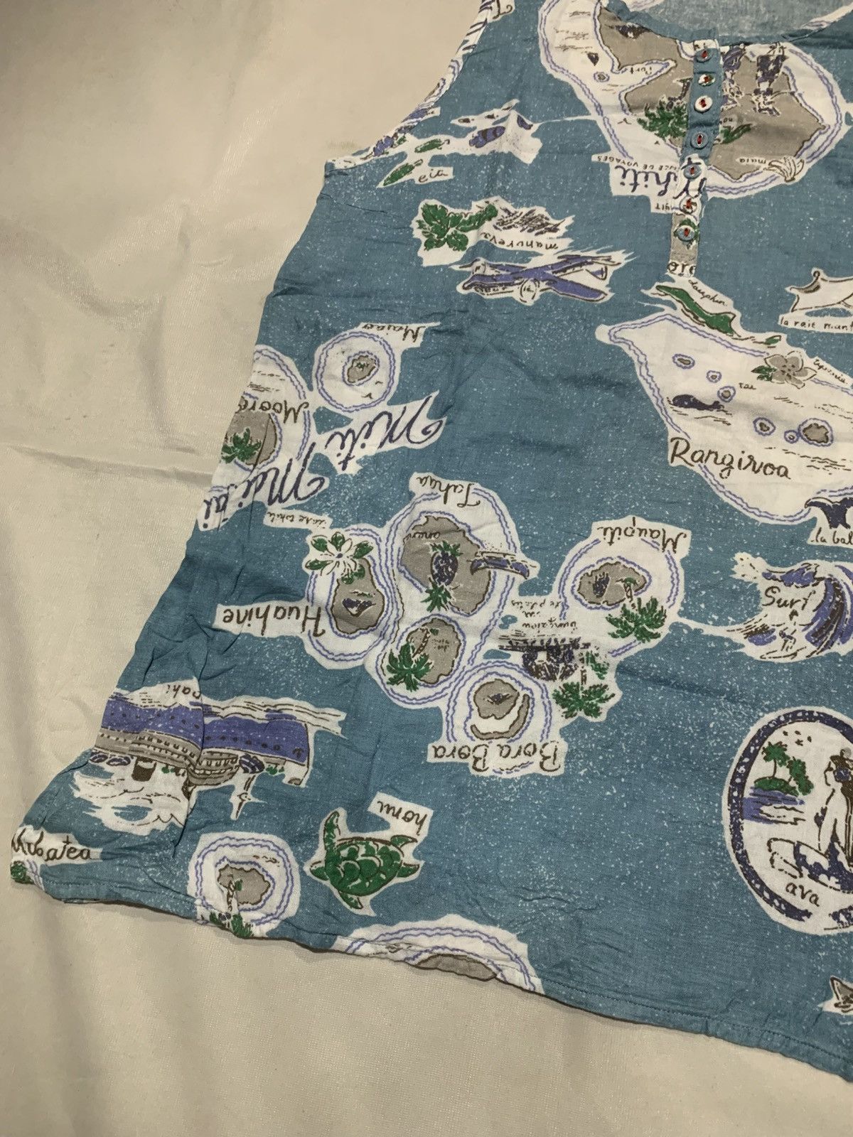 Japanese Brand Japanese South Pacific AOP TankTop Tee Size US M / EU 48-50 / 2 - 2 Thumbnail