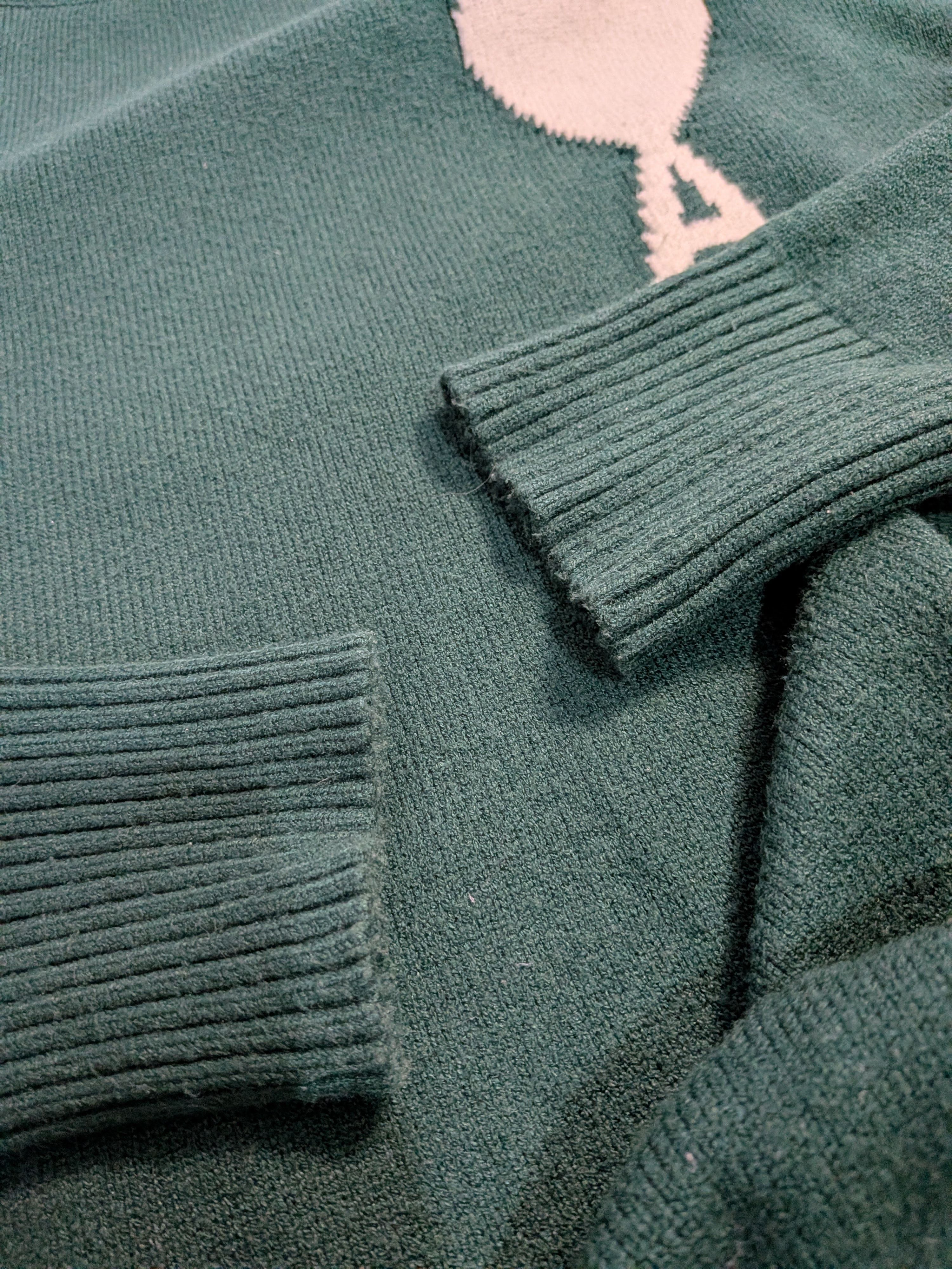 AMI Ami Paris Ami de Coeur Oversized Turtleneck Sweater Green XL Size US XL / EU 56 / 4 - 15 Thumbnail