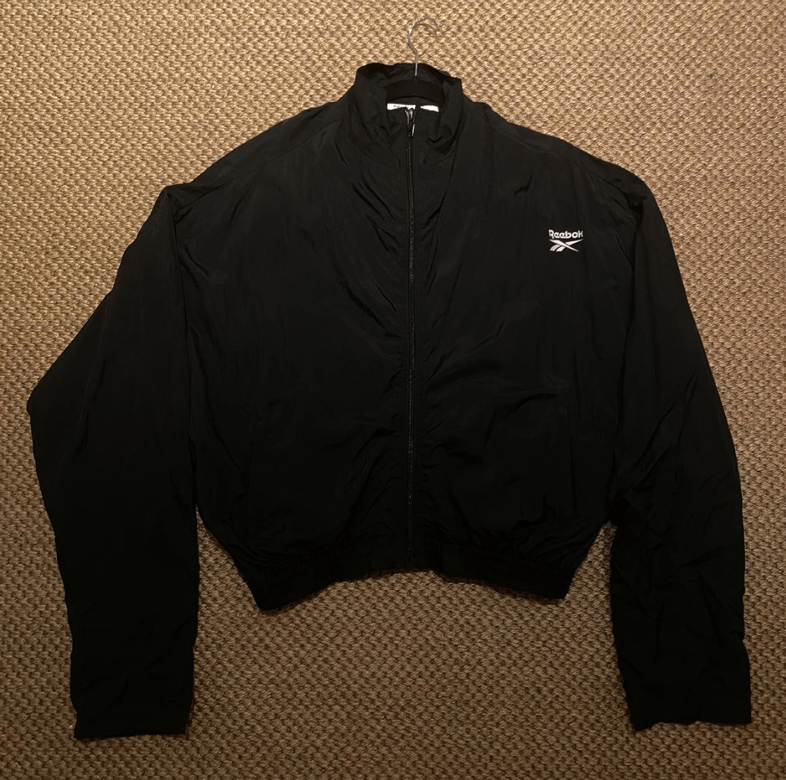 Vetements Black Reebok Edition Chav Track Jacket