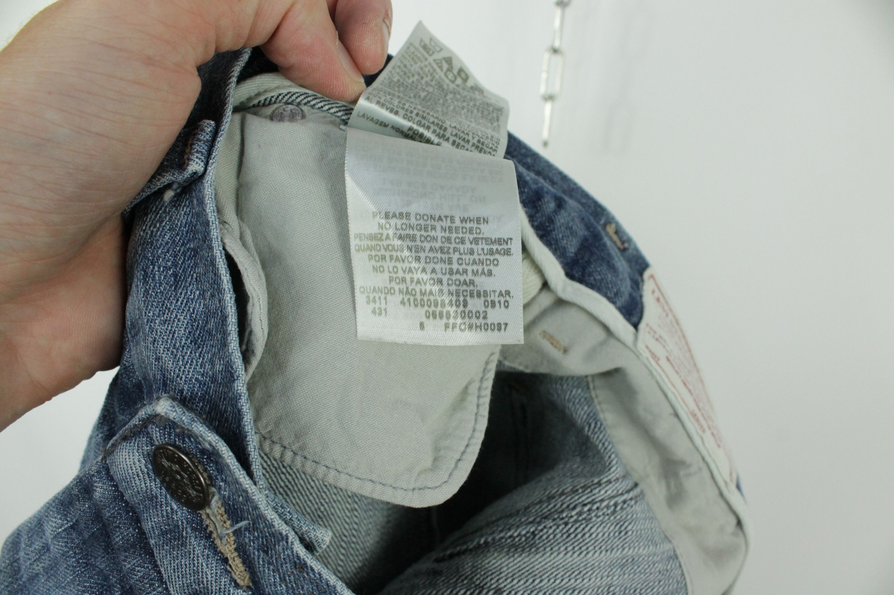 Levi's Vintage Levi's Cropped Selvedge Denim Jeans Size US 34 / EU 50 - 9 Thumbnail