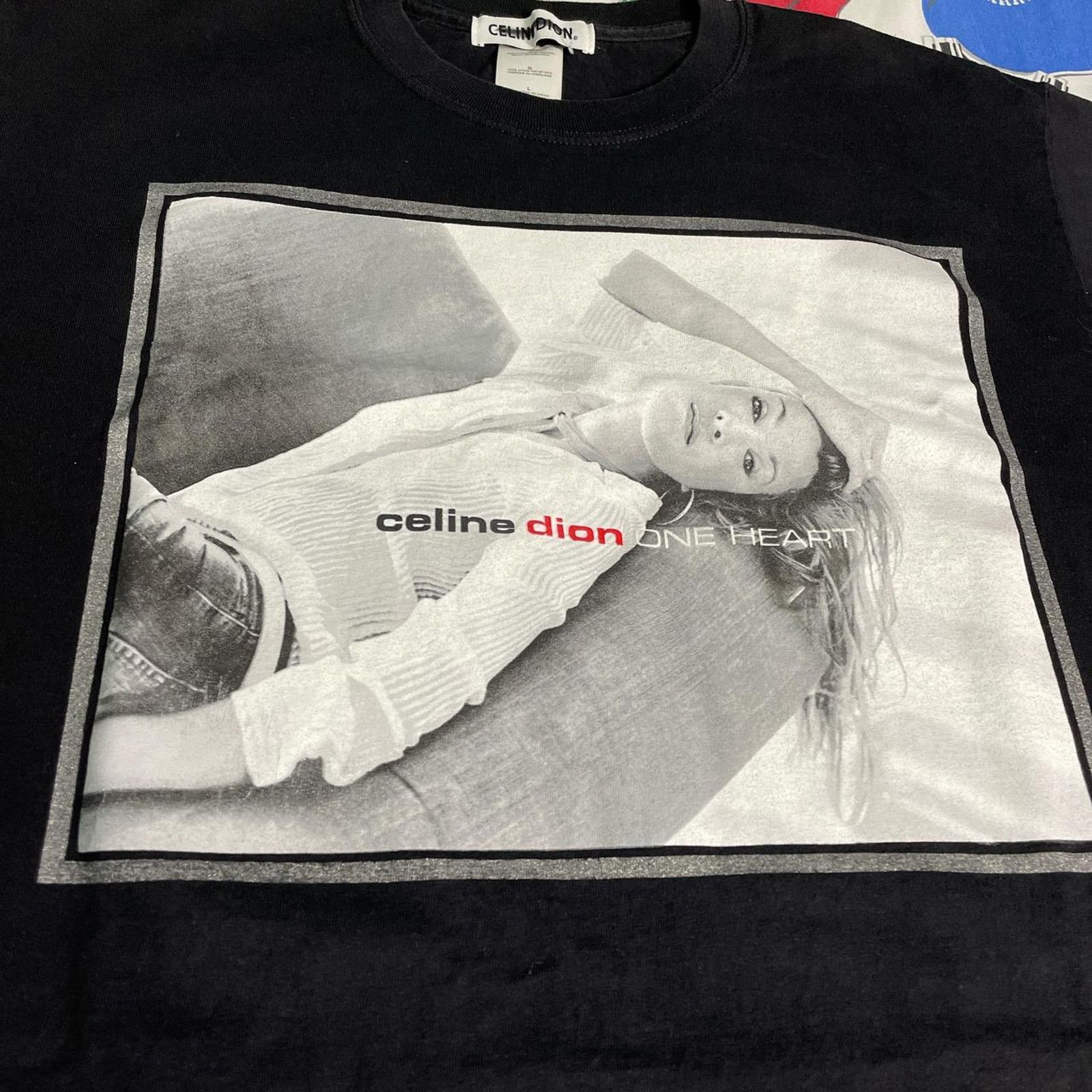Vintage Vintage Y2K 2003 Celine Dion One Heart Tour Album Pop Tee Size US L / EU 52-54 / 3 - 3 Thumbnail