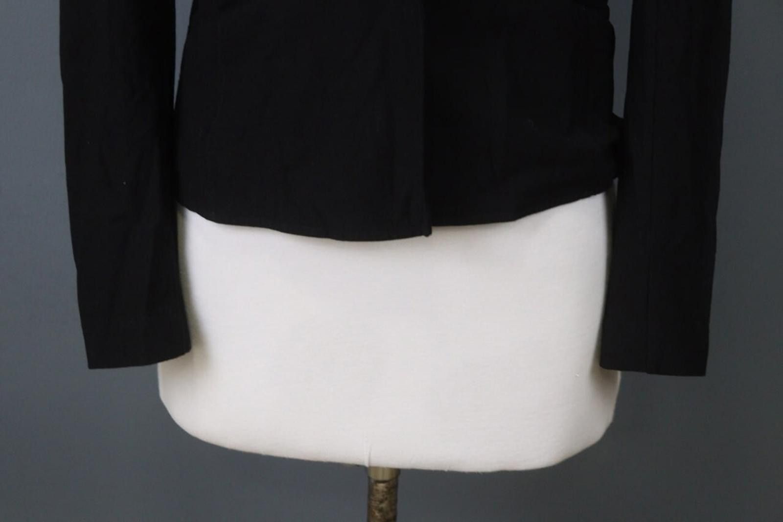 Eileen Fisher Eileen Fisher Black Viscose Blend Blazer Jacket Size PP Size M / US 6-8 / IT 42-44 - 3 Thumbnail