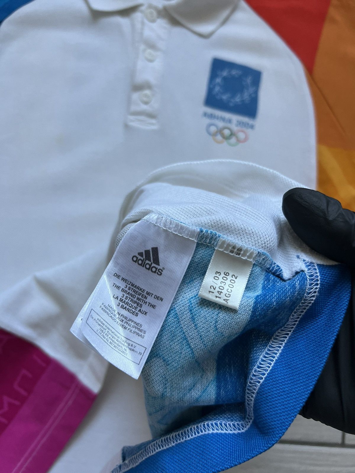 Vintage ADIDAS 2004 Greece Athens 2004 Olympics Polo Shirt Size US M / EU 48-50 / 2 - 14 Thumbnail
