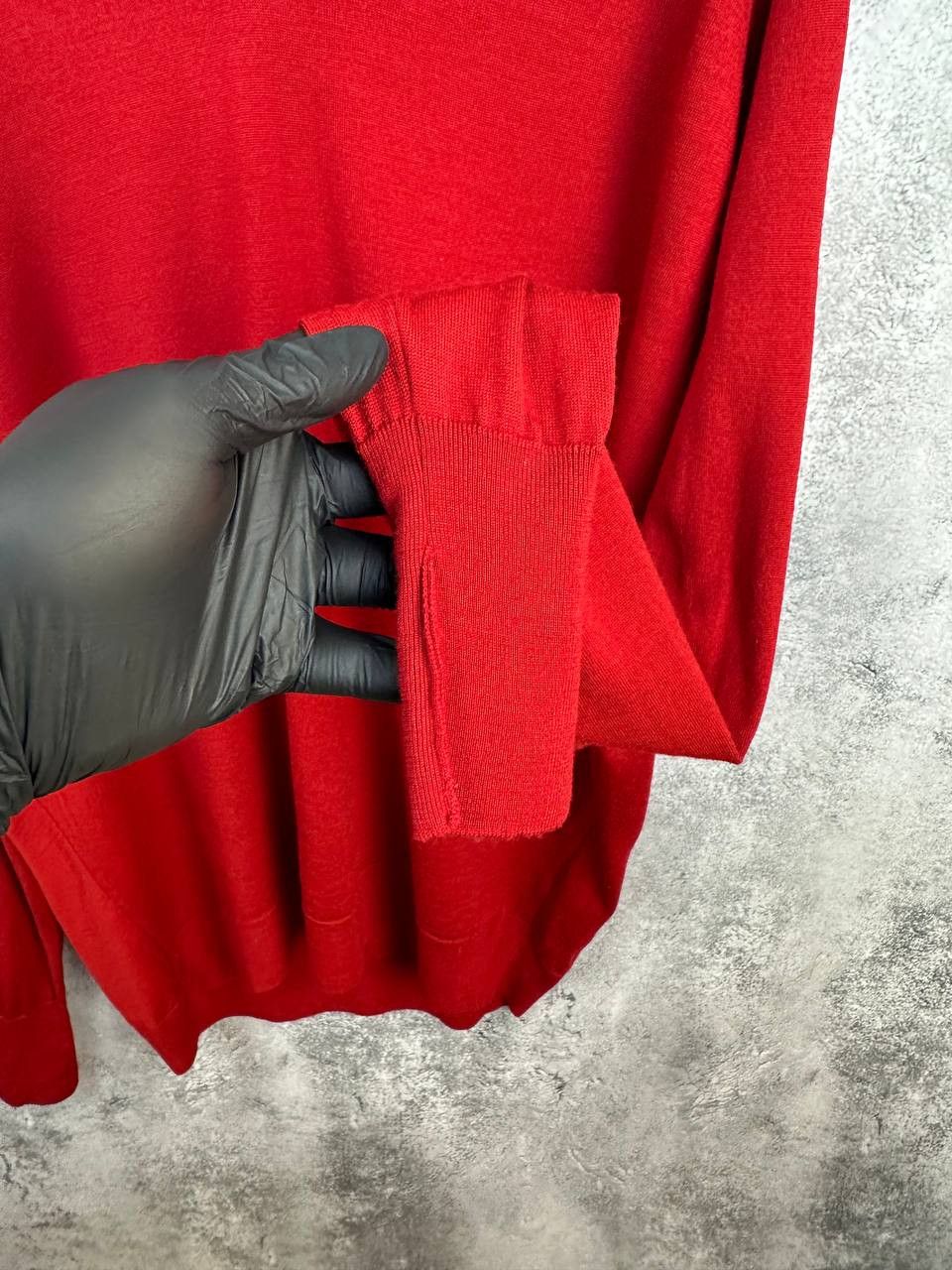 John Smedley John Smedley Merino Wool Sweater Red V-Neck Jumper Size US XXL / EU 58 / 5 - 9 Thumbnail