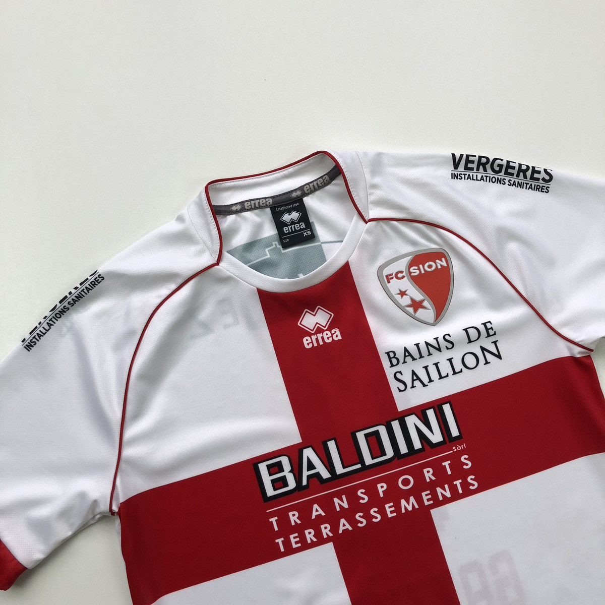 Errea Errea FC Sion #8 Gattuso 2012/2013 Home Jersey Vintage White Size US XS / EU 42 / 0 - 2 Thumbnail
