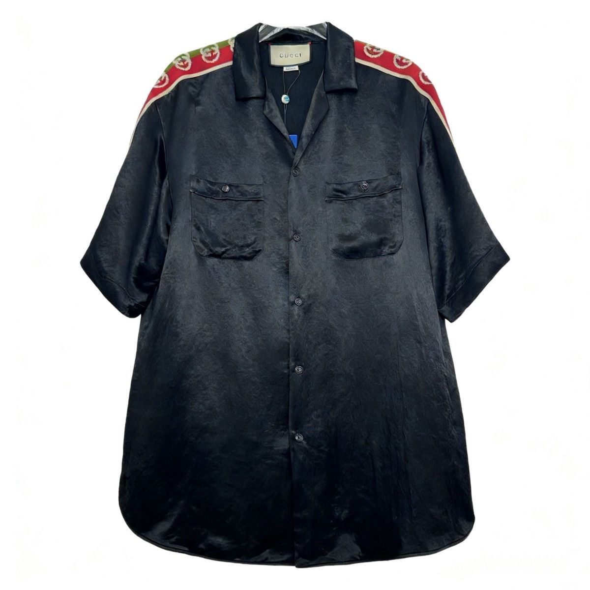 Gucci GUCCI Acetate Short Sleeve Sun Protection Shirt K26WX Size US M / EU 48-50 / 2 - 1 Thumbnail