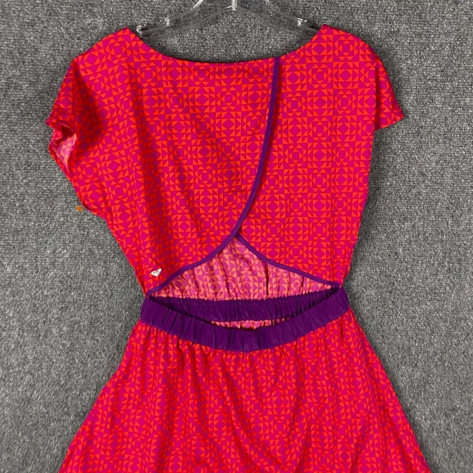 Other Roxy Dress Women's Small Half Sleeve 100% Polyester Adults S Size S / US 4 / IT 40 - 9 Thumbnail