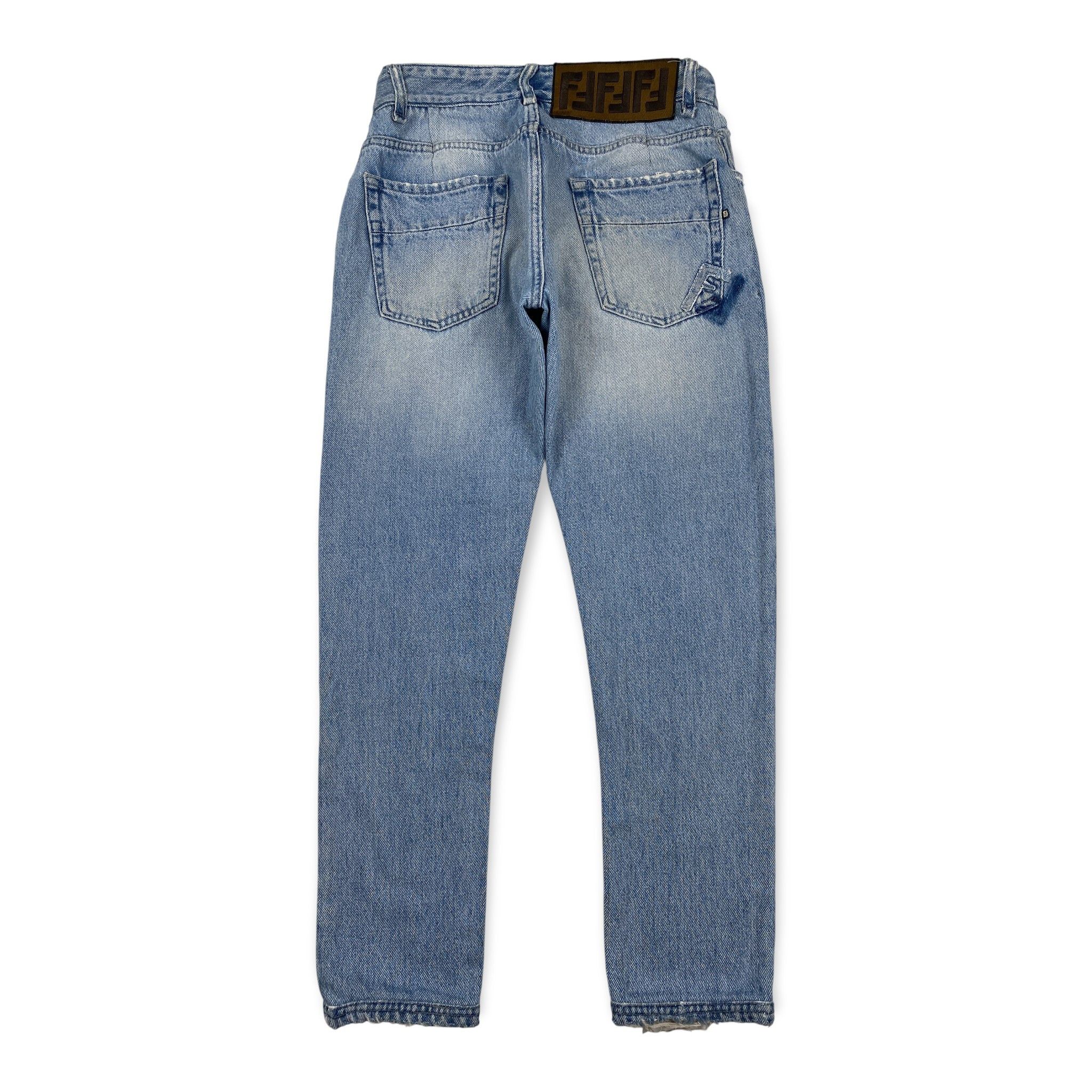 Fendi Stone Washed Jeans Size 24" / US 00 / IT 34 - 1 Thumbnail