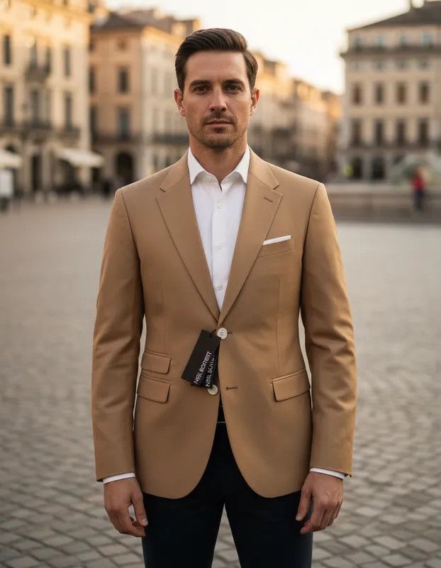 Neil Barrett NEIL BARRET ITALIAN CAMEL BLAZER-FASHIONELLA Size 34R - 4 Thumbnail
