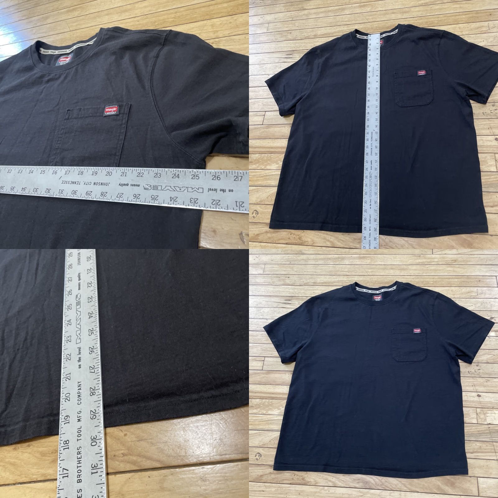 Wrangler Wrangler Workwear Black Pocket Logo Shirt Men 2XL Western Cowboy Y2K Streetwear Shirt Size US XXL / EU 58 / 5 - 8 Thumbnail