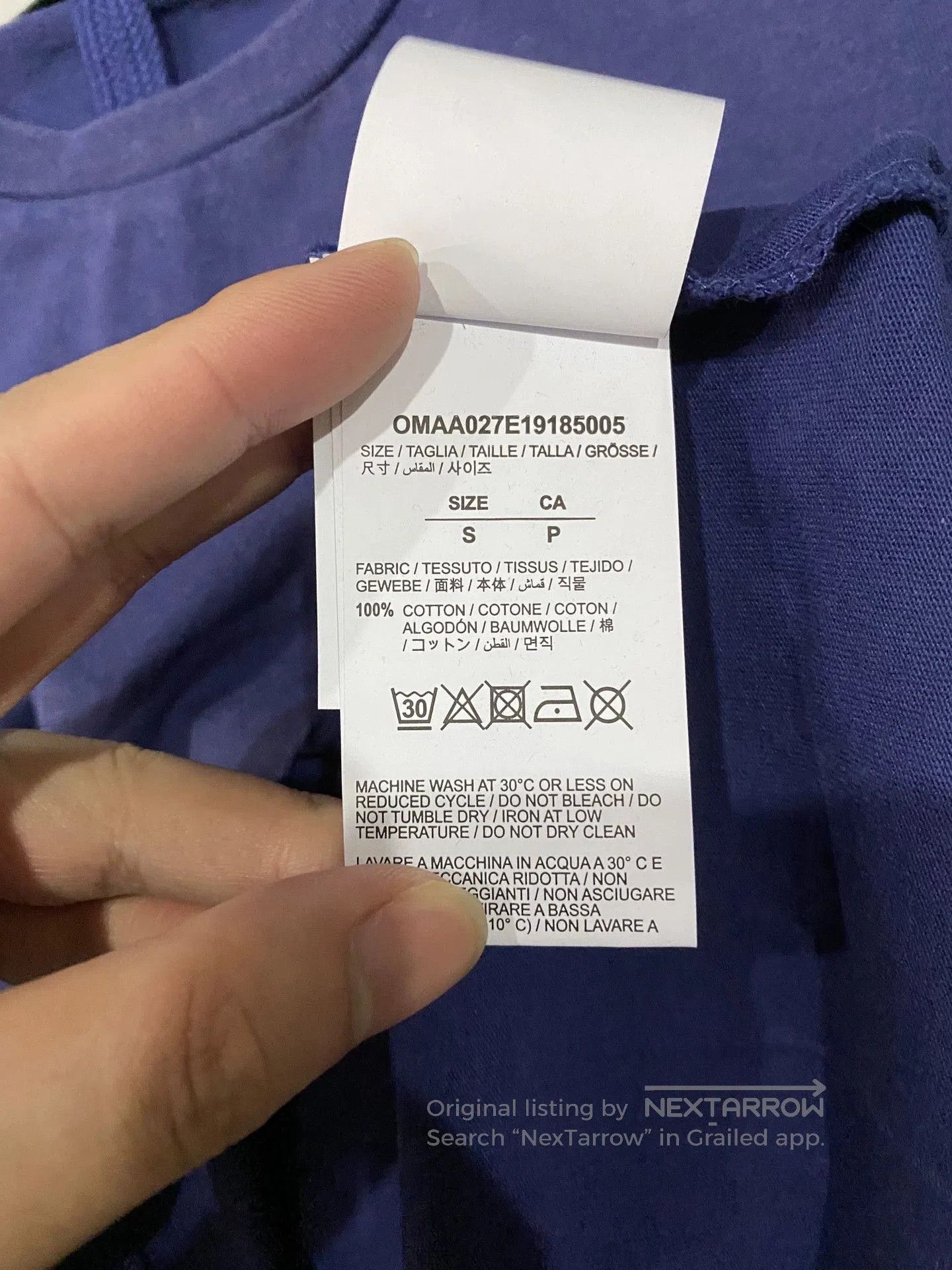 Off-White off-white short sleeve t-shirt with graphics. Size US XS / EU 42 / 0 - 4 Thumbnail