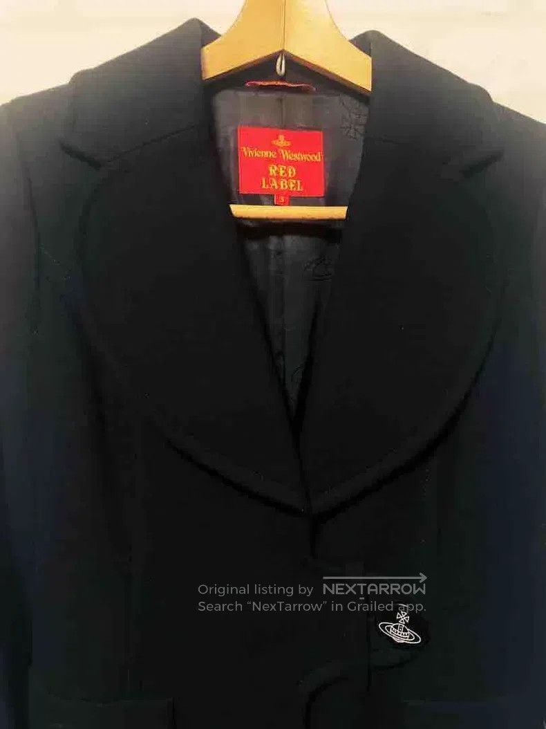 Vivienne Westwood Vivienne Westwood Heart Neck Long Coat Black Size L / US 10 / IT 46 - 2 Thumbnail