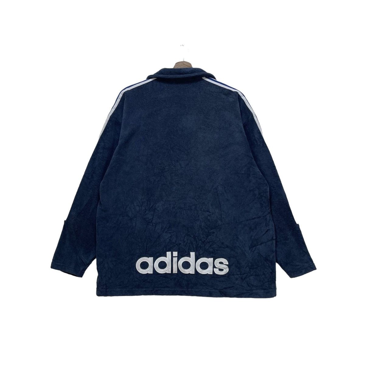 Adidas × Vintage Vintage Adidas Half Zipper Size US M / EU 48-50 / 2 - 2 Thumbnail