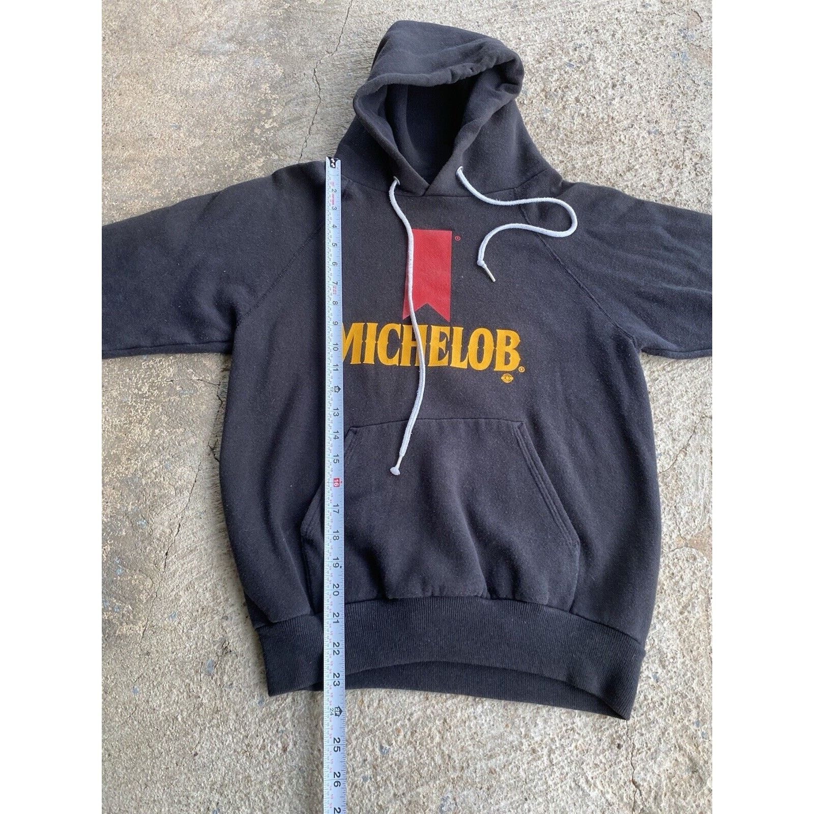 Hanes VTG 80'S MICHELOB BEER Pullover HOODIE Black Small Used Size US S / EU 44-46 / 1 - 8 Thumbnail