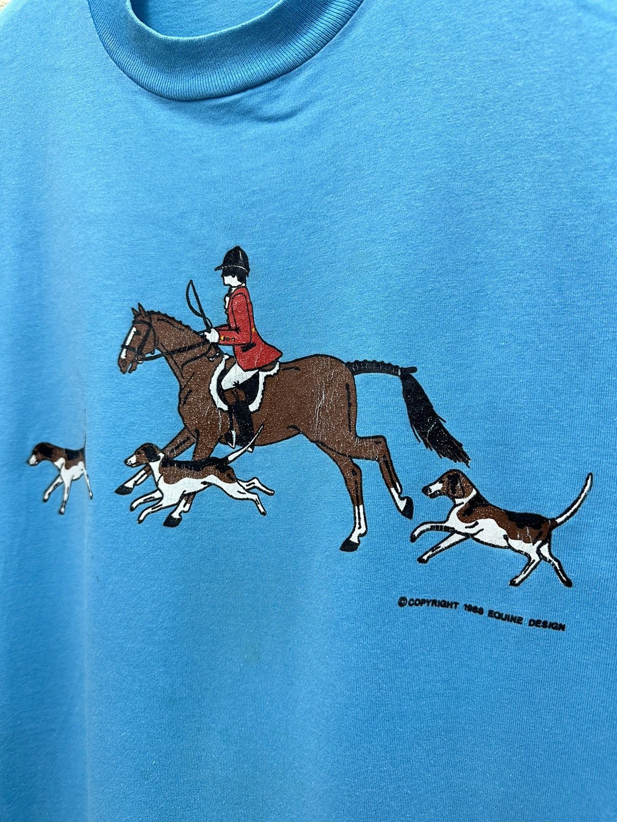 Vintage Vintage 1988 Equine Design Single Stitch Screen Stars A243 Size US M / EU 48-50 / 2 - 8 Thumbnail