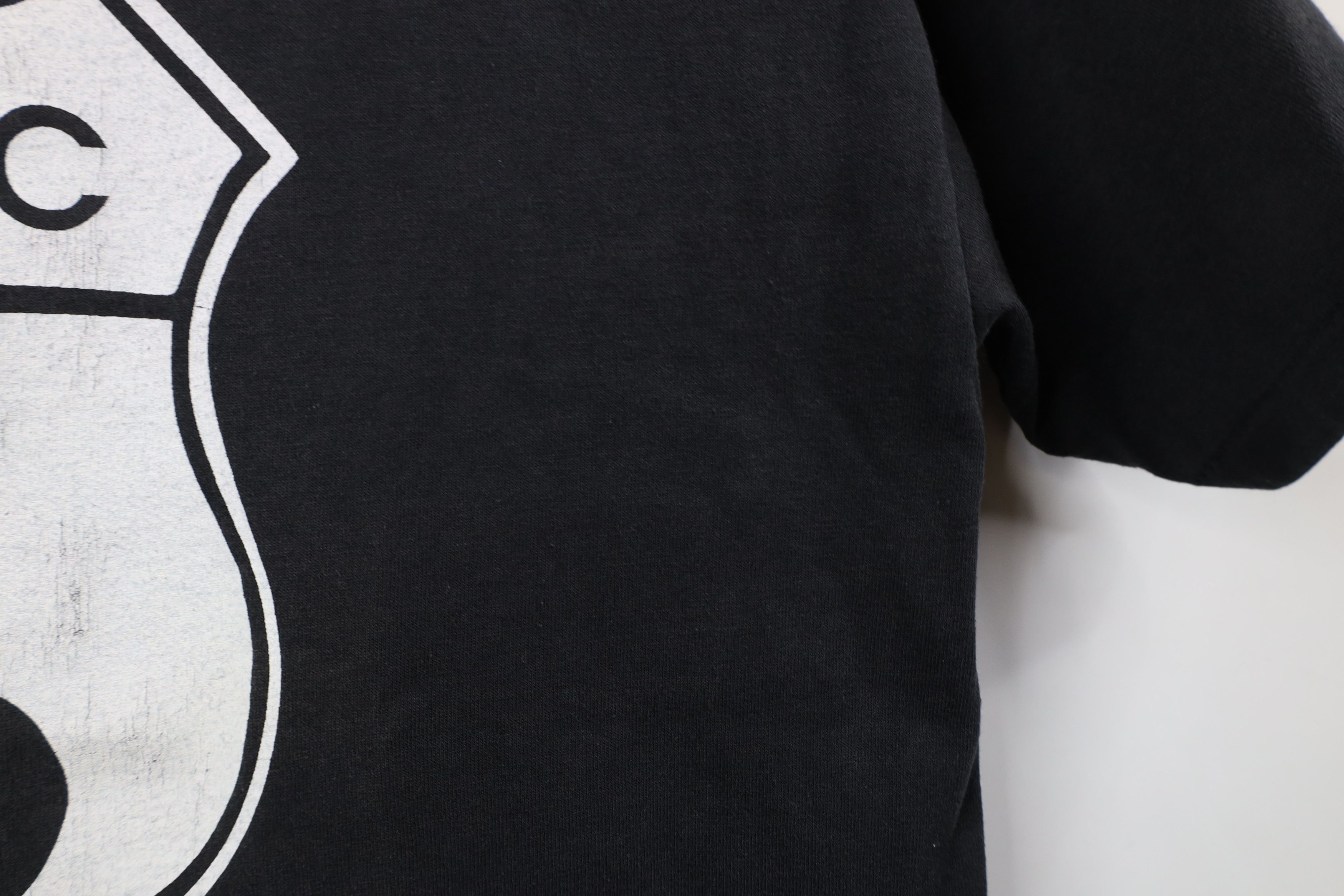 Vintage Vintage 90s Streetwear Spell Historic Route 66 T-Shirt Black Size US L / EU 52-54 / 3 - 5 Thumbnail