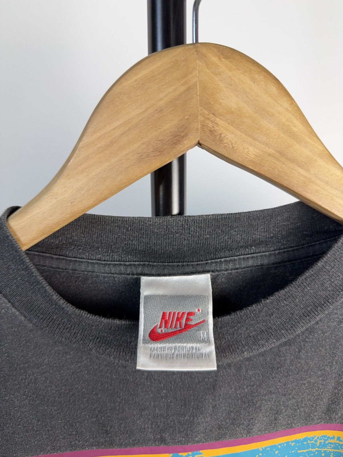 80s Nike Air Jordan 23 Big Logo Vintage Faded T shirt