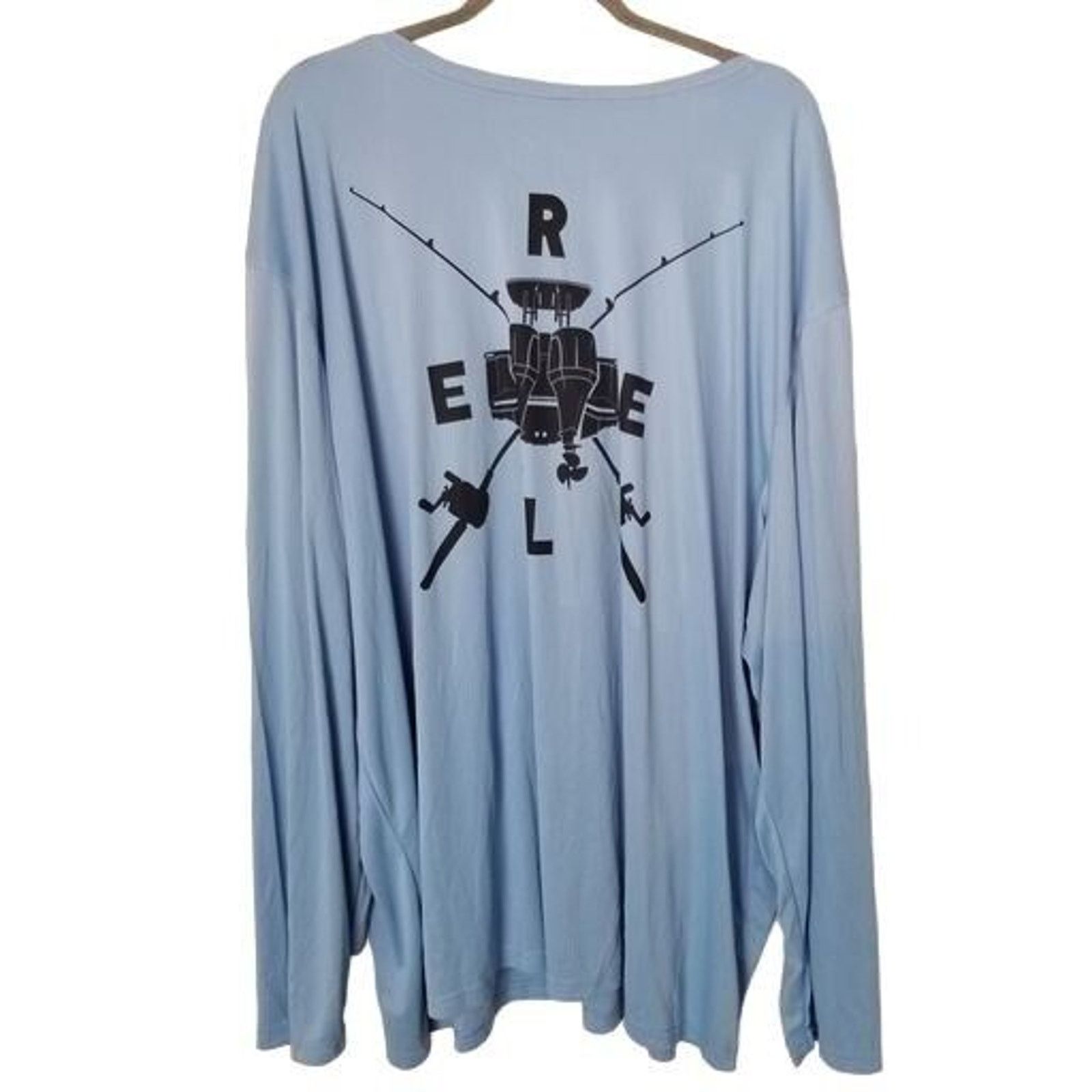 Reel Legends Reel Life Mens Combat Gear Performance Fishing Shirt 5X Size US XXL / EU 58 / 5 - 8 Thumbnail