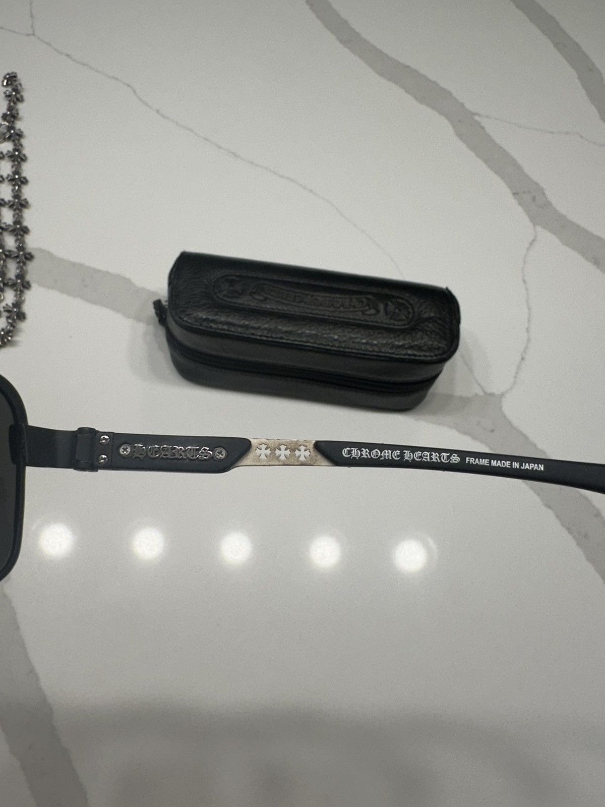 Chrome Hearts 🔥Chrome Hearts Black Vintage Sunglasses🔥 Size ONE SIZE - 4 Thumbnail