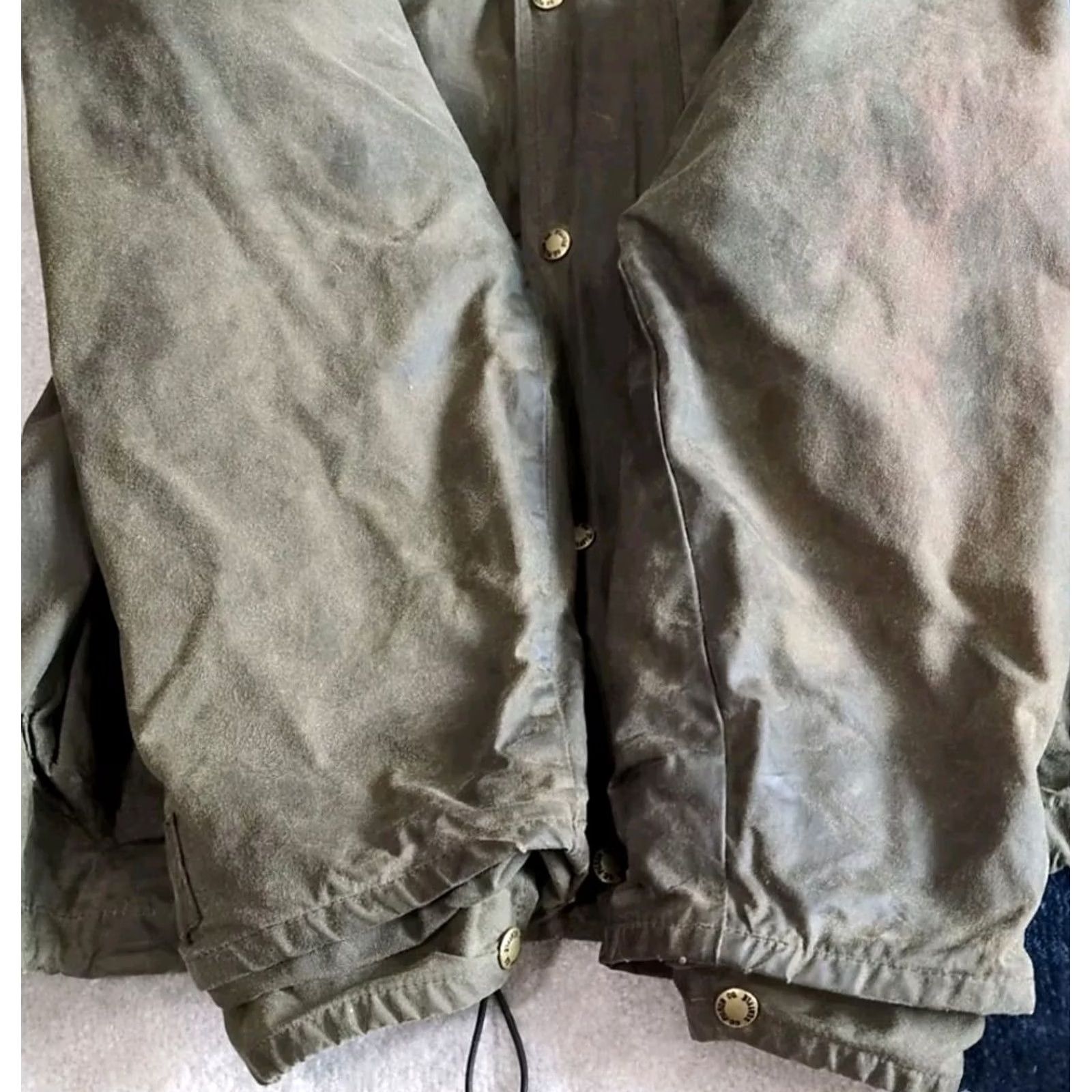 Filson VINTAGE Filson Waxed Tin Cloth Field Jacket Style 1440N Full Zip Made In USA XL Size US XL / EU 56 / 4 - 5 Thumbnail