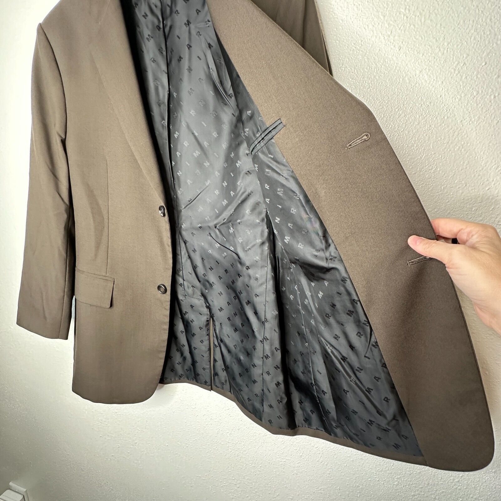 Marni Marni Brown Two Button Notched Collar Wool Blazer Jacket 44 Size US S / EU 44-46 / 1 - 11 Thumbnail