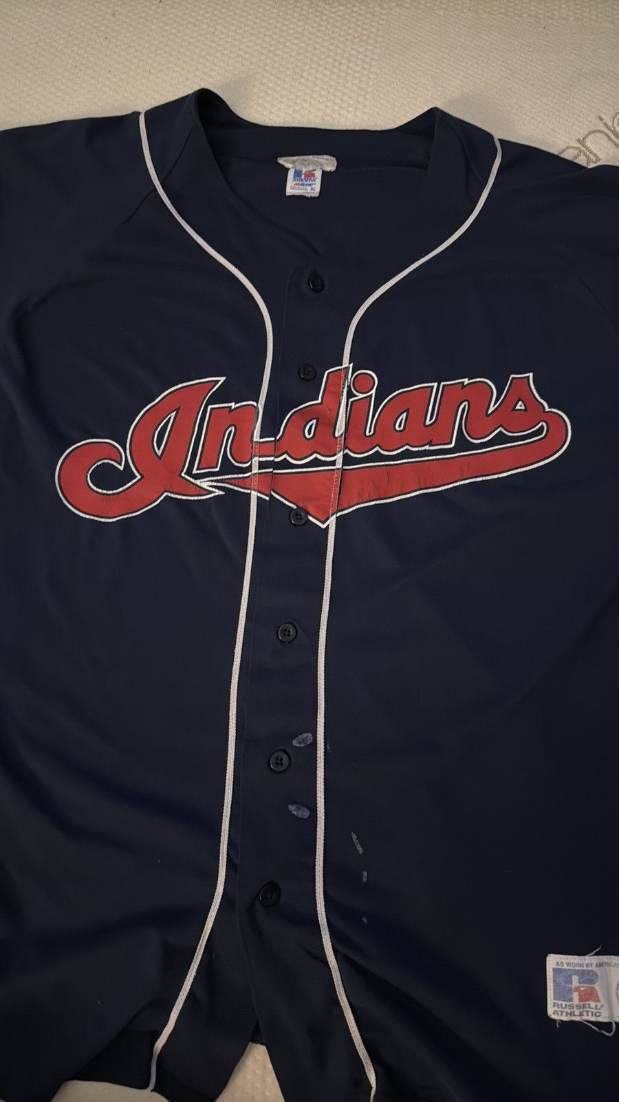 Vintage Cleveland Indians Russell Jesey