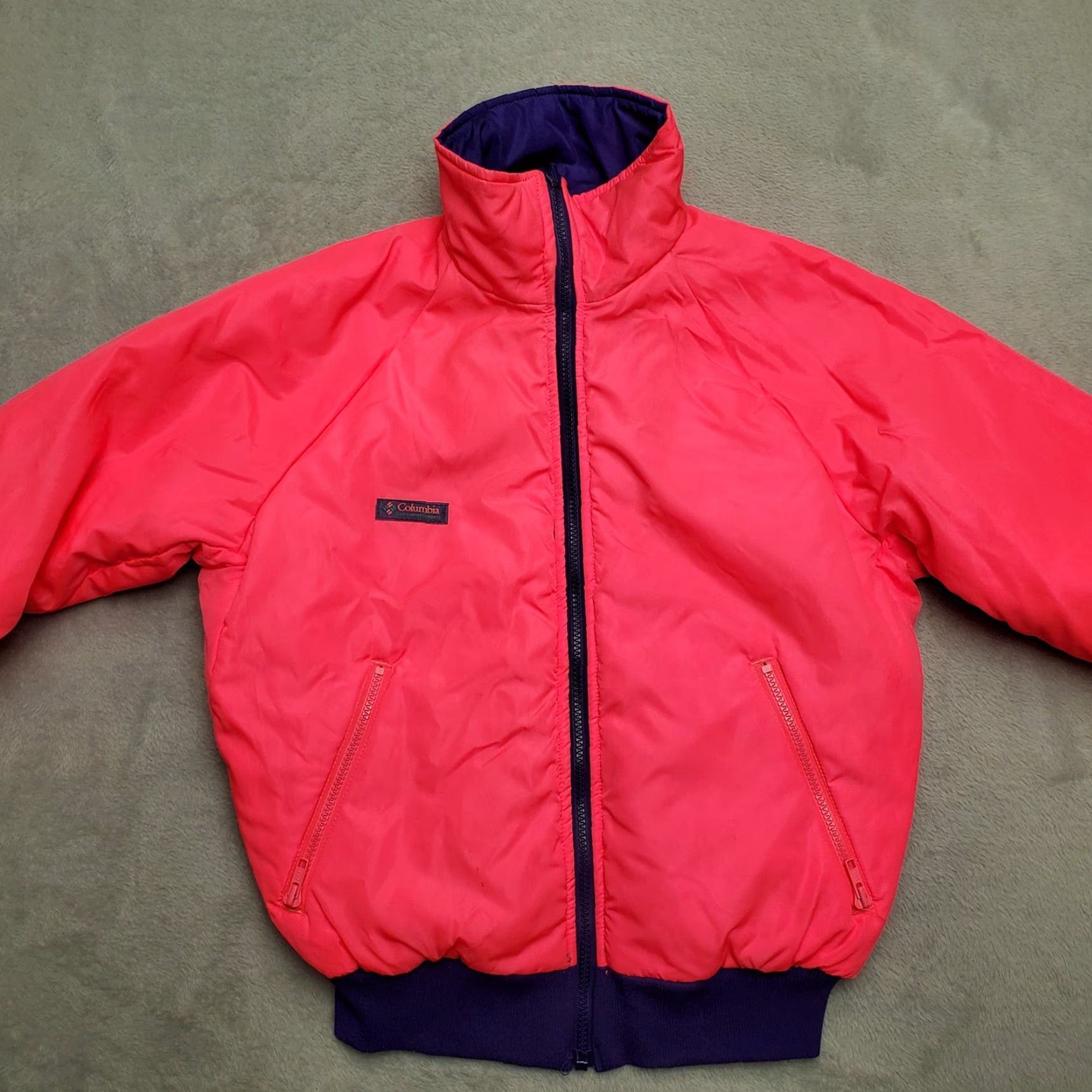 Vintage Columbia Jacket Womens Large Purple Pink Reversible Snowboard Ski Winter Size L / US 10 / IT 46 - 3 Thumbnail