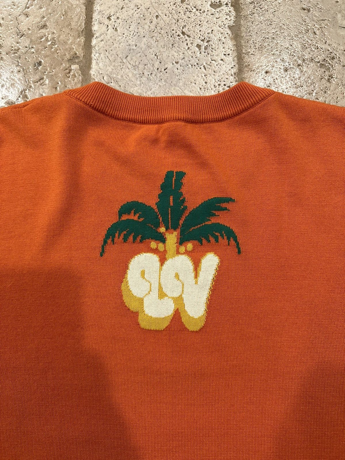 Louis Vuitton Louis Vuitton LV Orange Palm Tree Sweater Crewneck T-Shirt Size US XXL / EU 58 / 5 - 5 Thumbnail