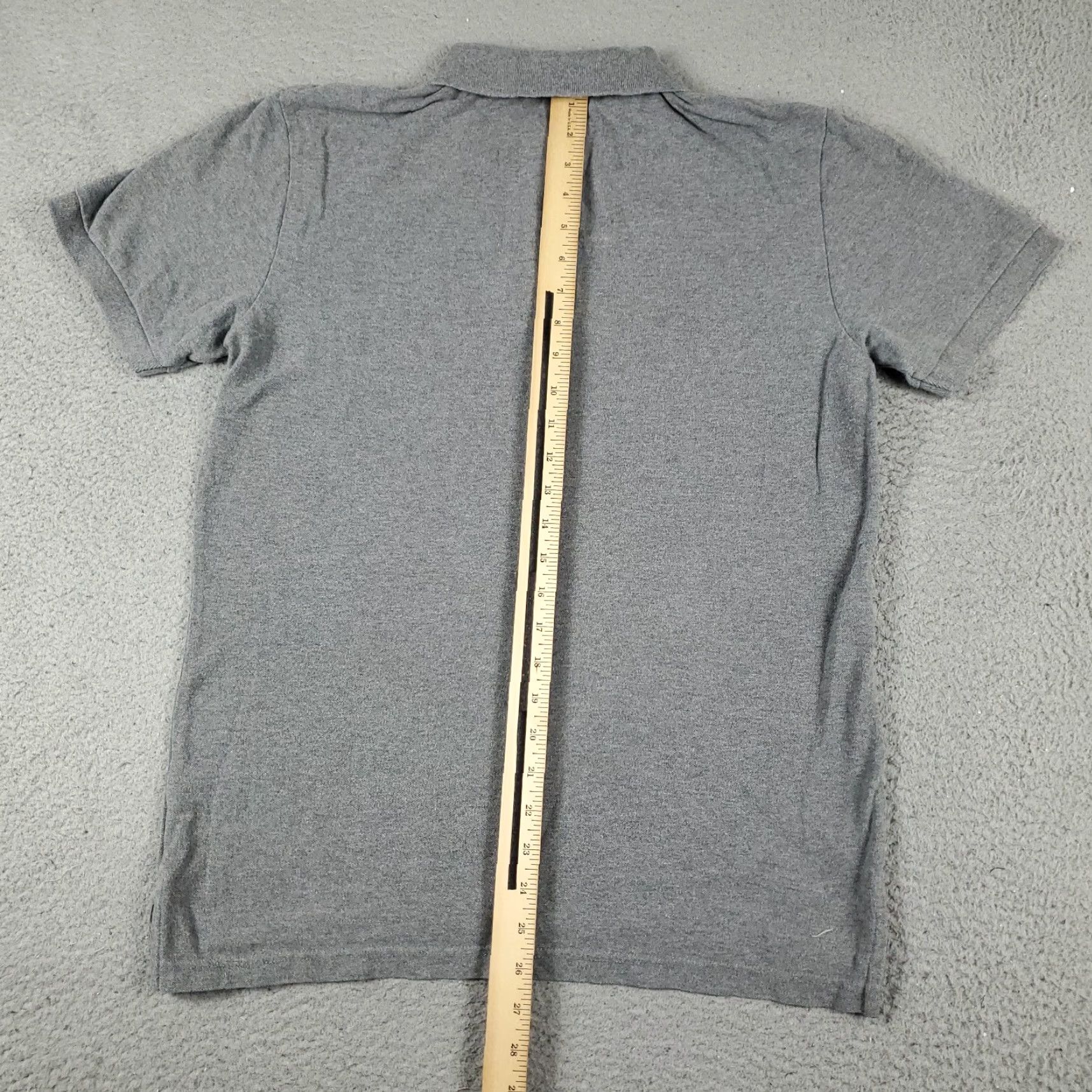 American Eagle Outfitters VINTAGE American Eagle Polo Shirt Mens Small Casual Short Sleeve Gray Cotton Blend 90s Male Size US S / EU 44-46 / 1 - 3 Thumbnail