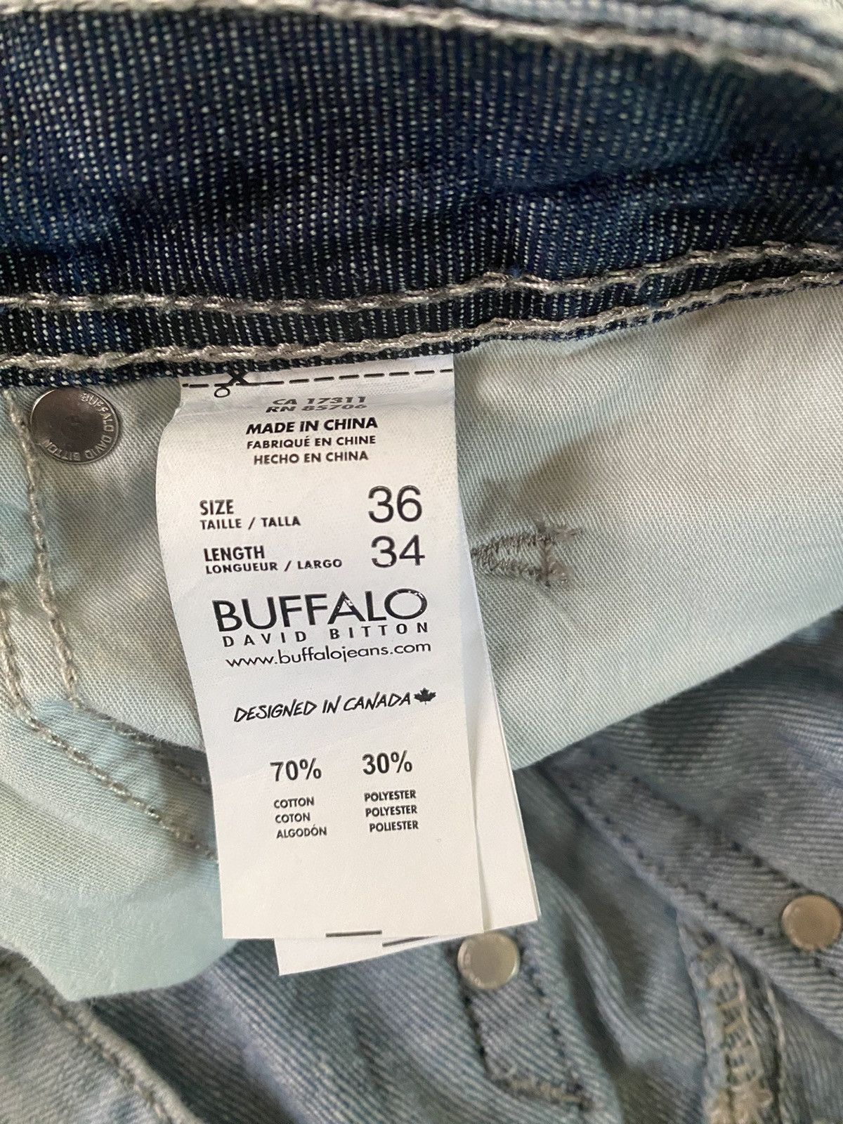 Buffalo David Bitton × Buffalo London × Vintage Vintage Buffalo Designer In Canada Bootcut Denim Size US 38 / EU 54 - 9 Thumbnail