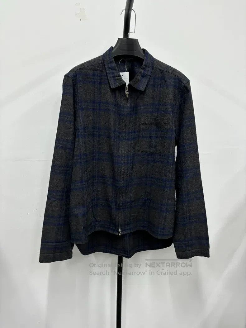 Chrome Hearts CHROME HEARTS Double Silver Pendant Grey Blue Plaid Zipper Size US L / EU 52-54 / 3 - 1 Thumbnail