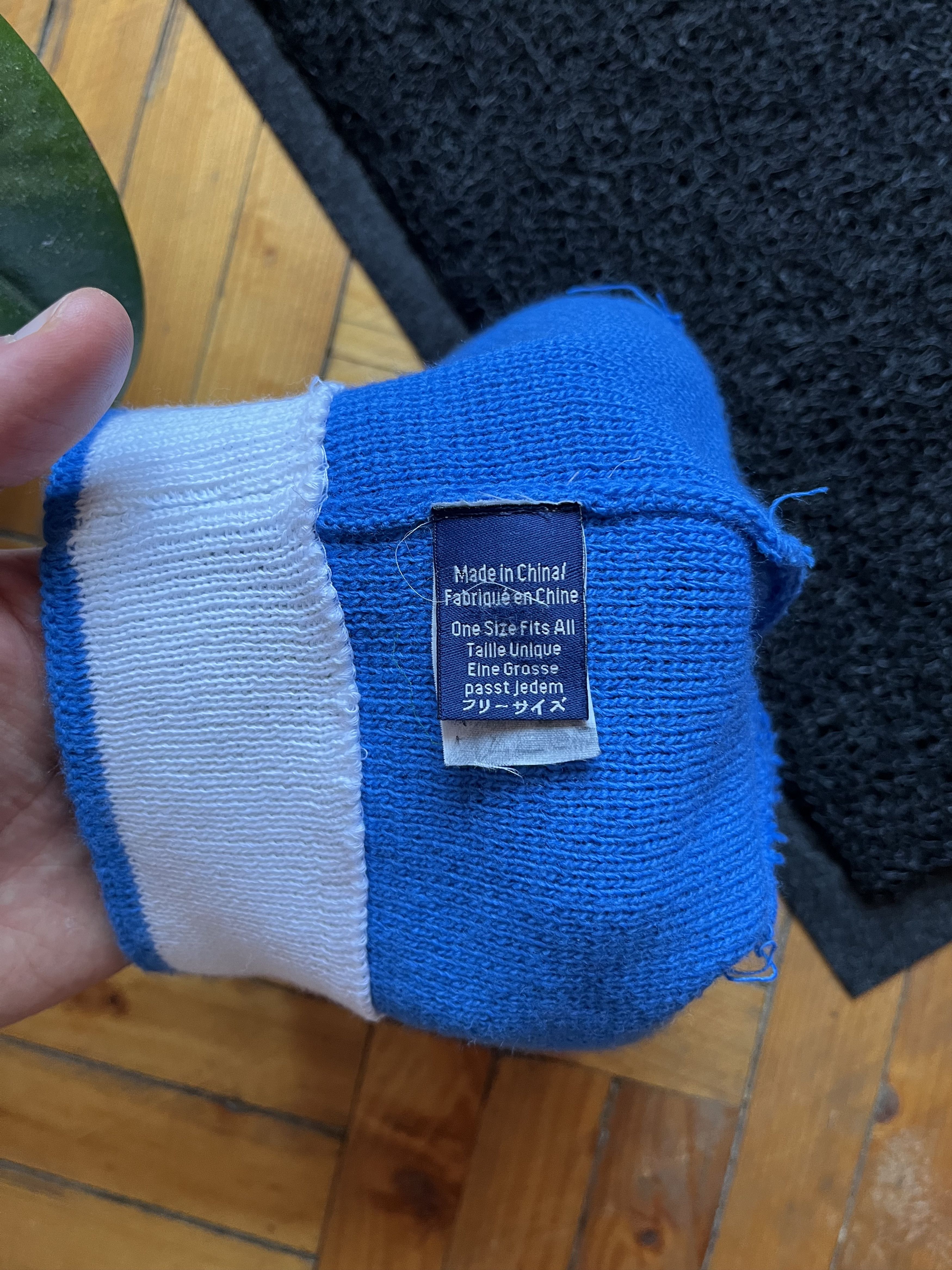 Arc'teryx Vintage Arcteryx Knitted Wool 90's Streetwear Blue Hat Size ONE SIZE - 4 Thumbnail