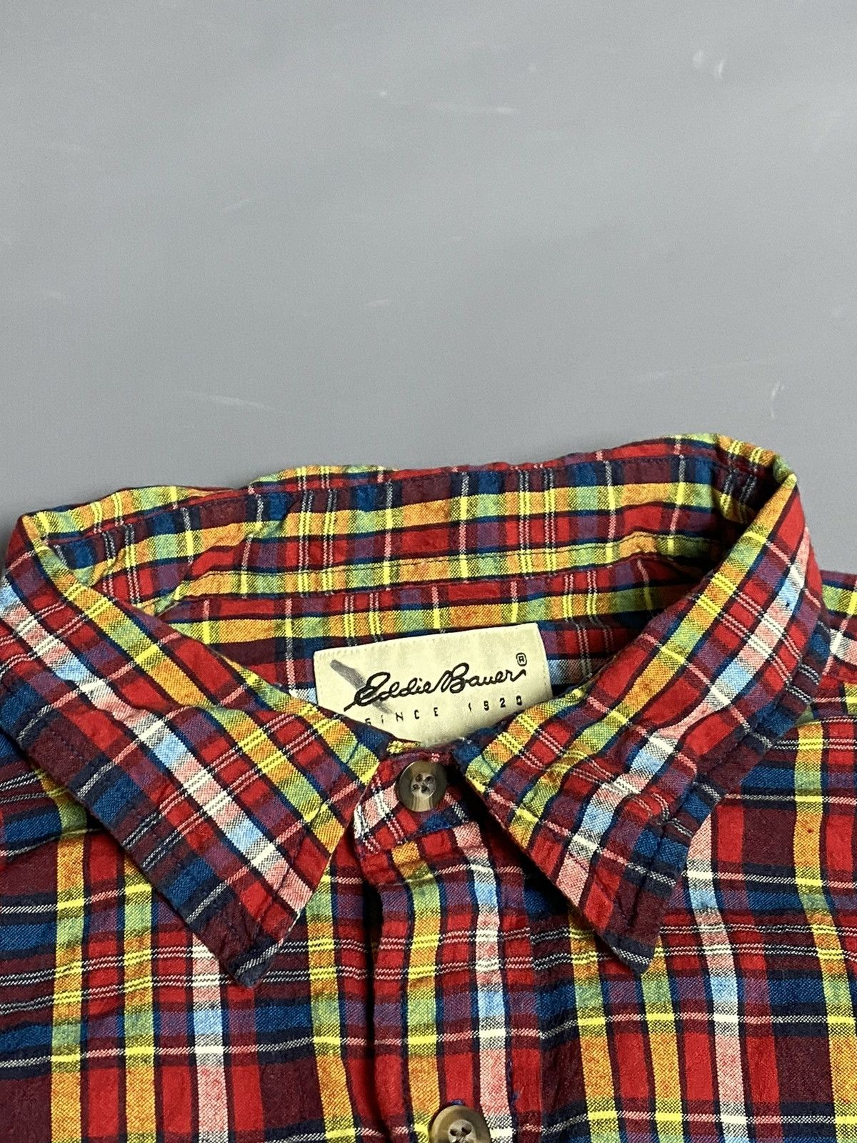 Eddie Bauer VTG Eddie Bauer Shirt Mens Flannel Plaid Outdoors Size XL Size US XL / EU 56 / 4 - 4 Thumbnail