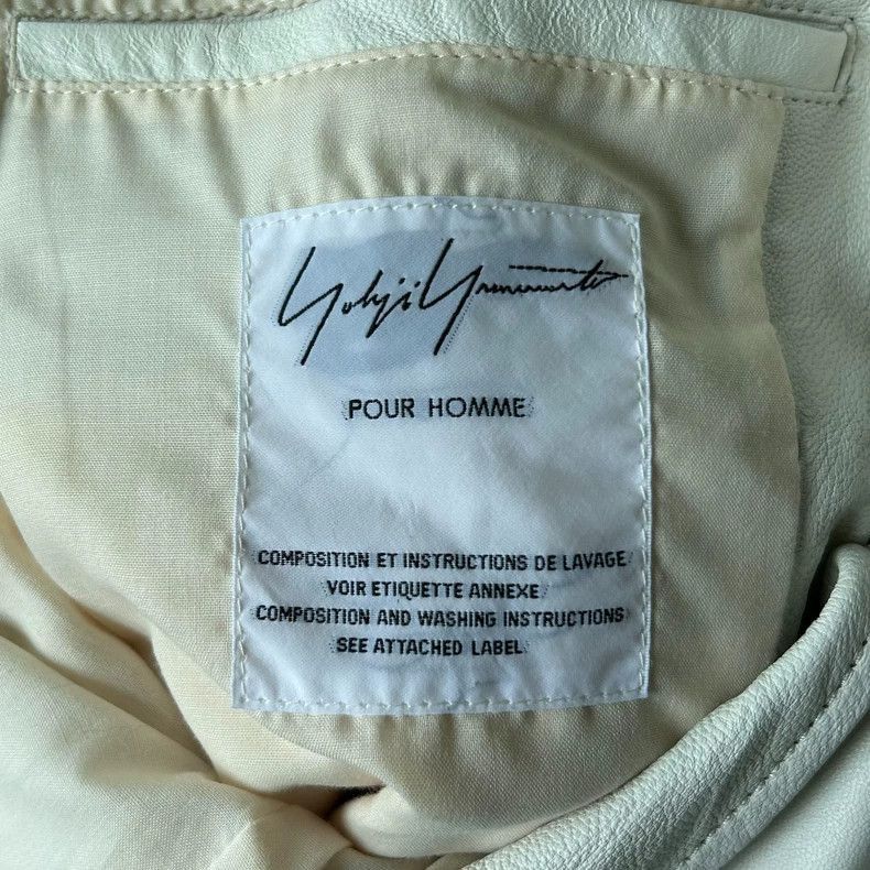 Yohji Yamamoto Yohji Yamamoto 10ss bankruptcy sheepskin suit leather jacke Size US M / EU 48-50 / 2 - 7 Thumbnail