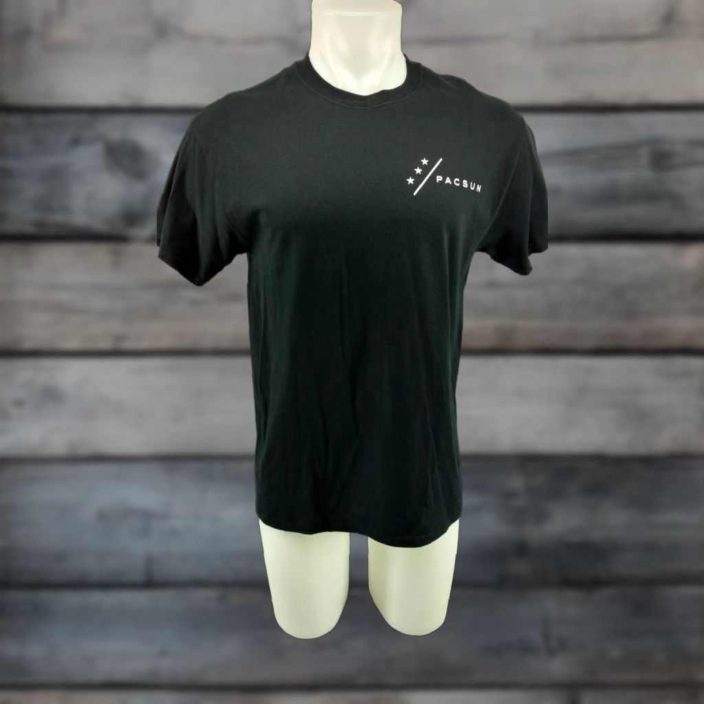 Gildan Gildan Pacsun Playoff Football Black Shirt Men's Medium Size US M / EU 48-50 / 2 - 1 Thumbnail