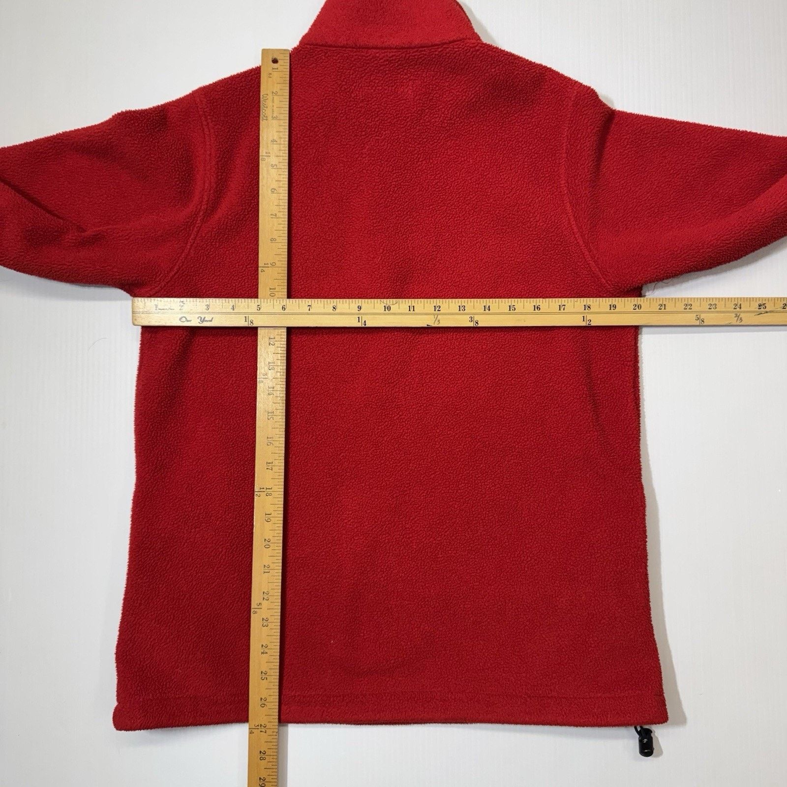 Lands' End Lands' End Polartec Red Fleece 1/4 Zip Pullover Women's M Size M / US 6-8 / IT 42-44 - 4 Thumbnail