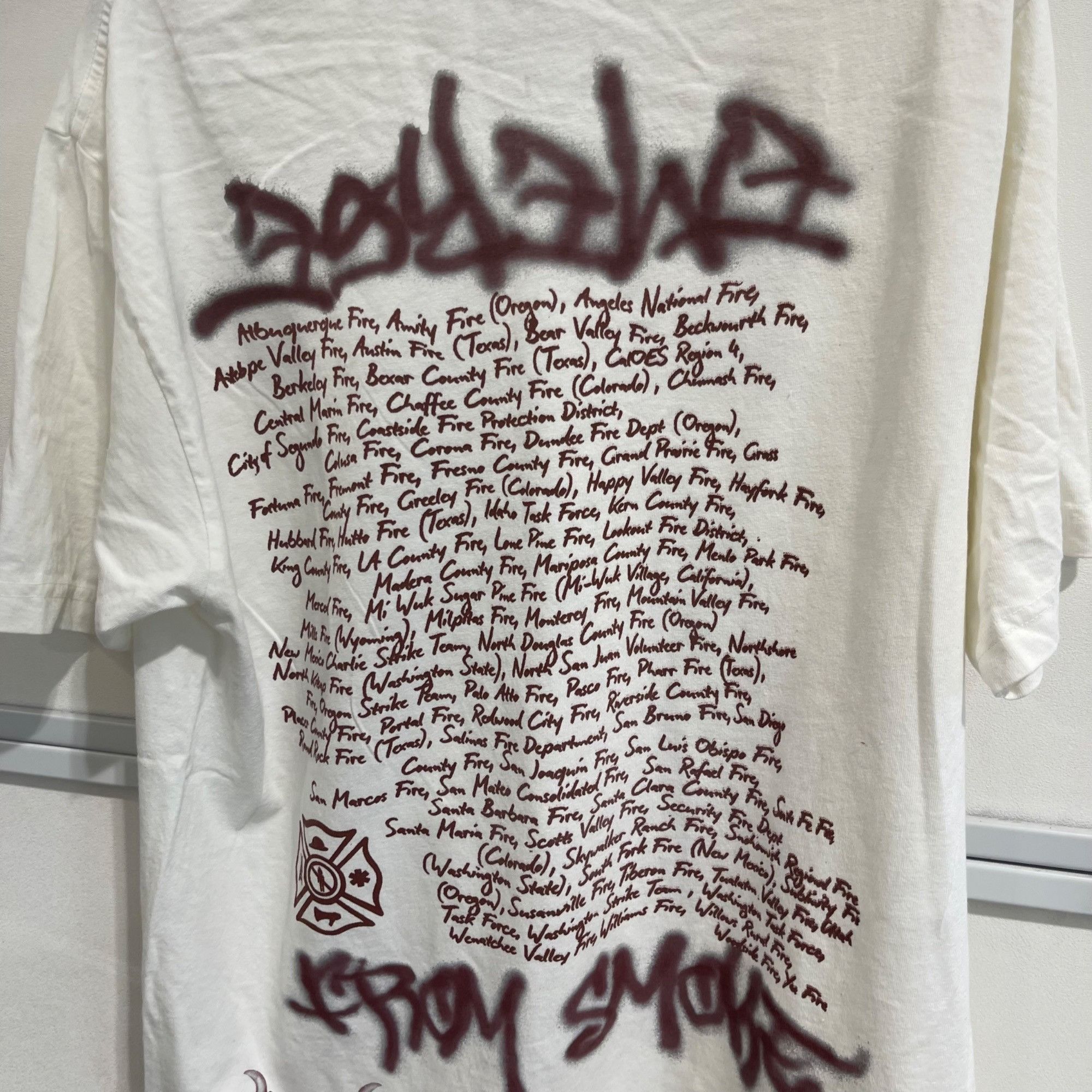 Travis Scott NEW TRAVIS SCOTT LAFD LIMITED TEE SZ XL Size US XL / EU 56 / 4 - 4 Thumbnail
