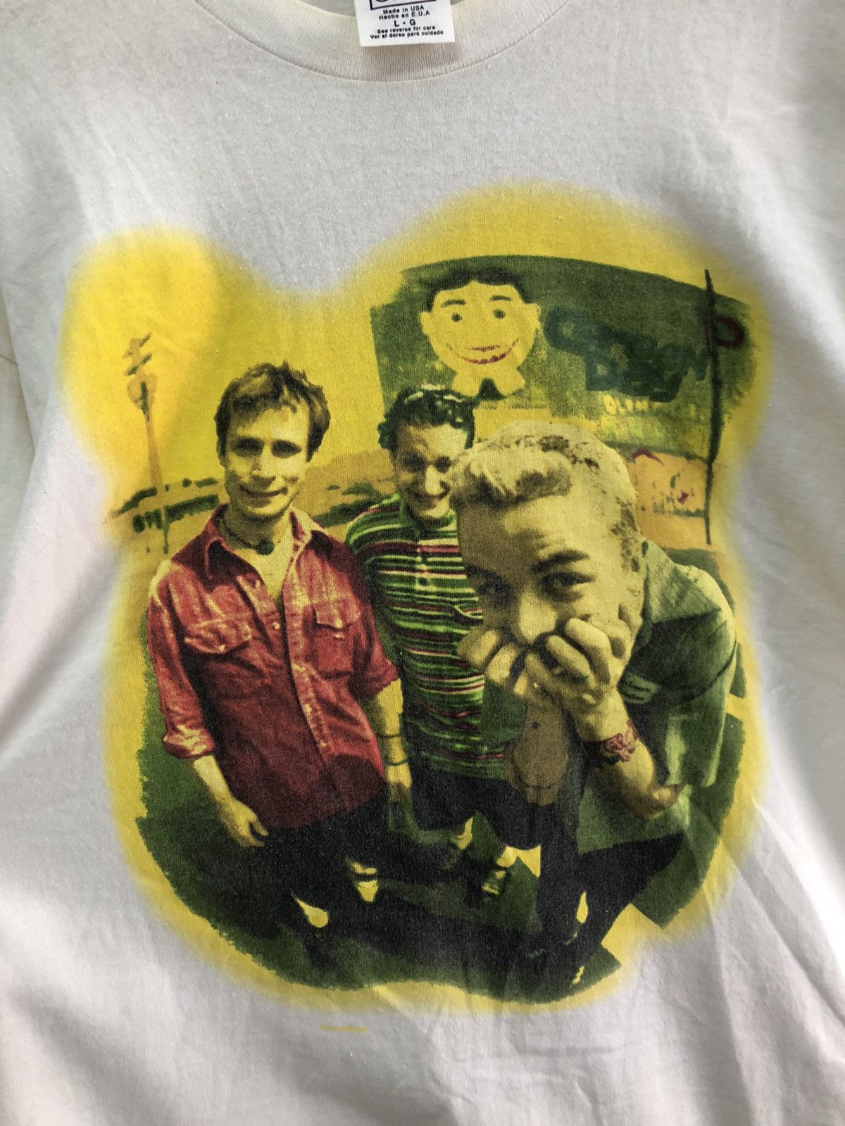 Vtg 1995 Green Day Insomniac Dookie Tour shirt