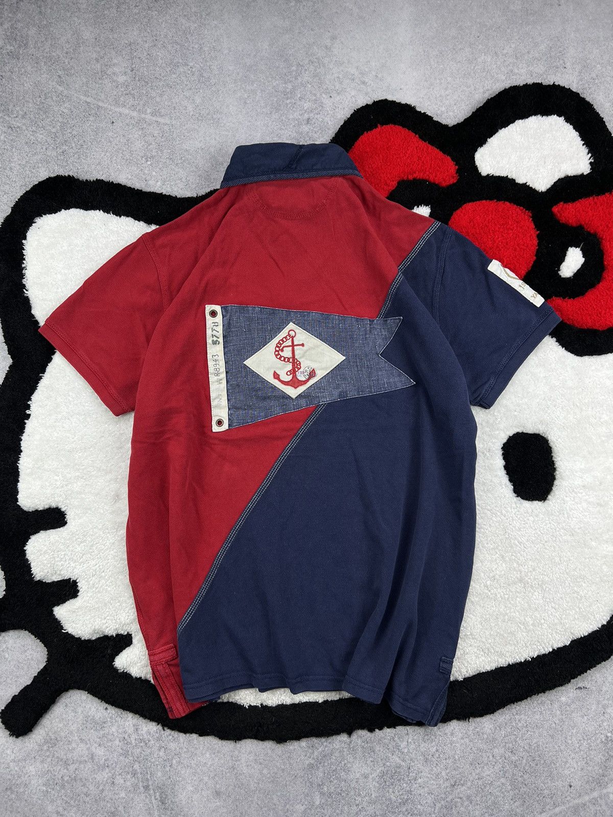 Ralph Lauren Vintage Polo Ralph Lauren Yacht Club Chief Keef Style Polo Size US L / EU 52-54 / 3 - 9 Thumbnail