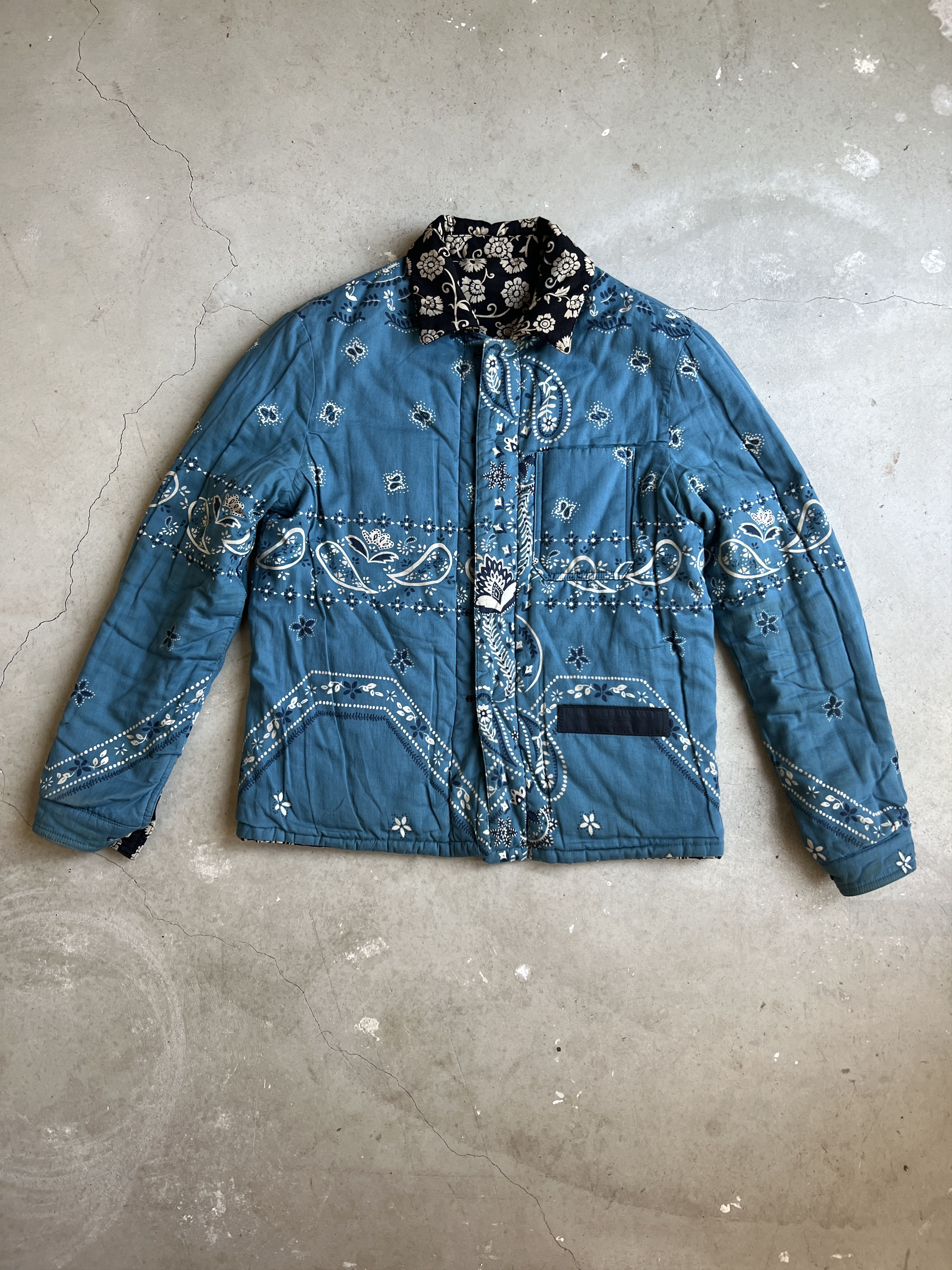 Burberry Prorsum Burberry Prorsum FW2015 Reversible Paisley/Bandana Jacket Size US S / EU 44-46 / 1 - 2 Thumbnail