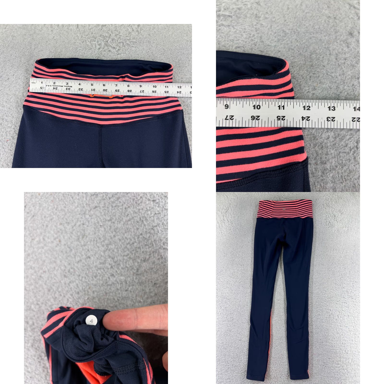 Lululemon Lululemon Pants Women 4 Blue Orange Runder Run Running Zip Pockets Sweatpants 29in Inseam Womens Size 27" / US 4 / IT 40 - 8 Thumbnail