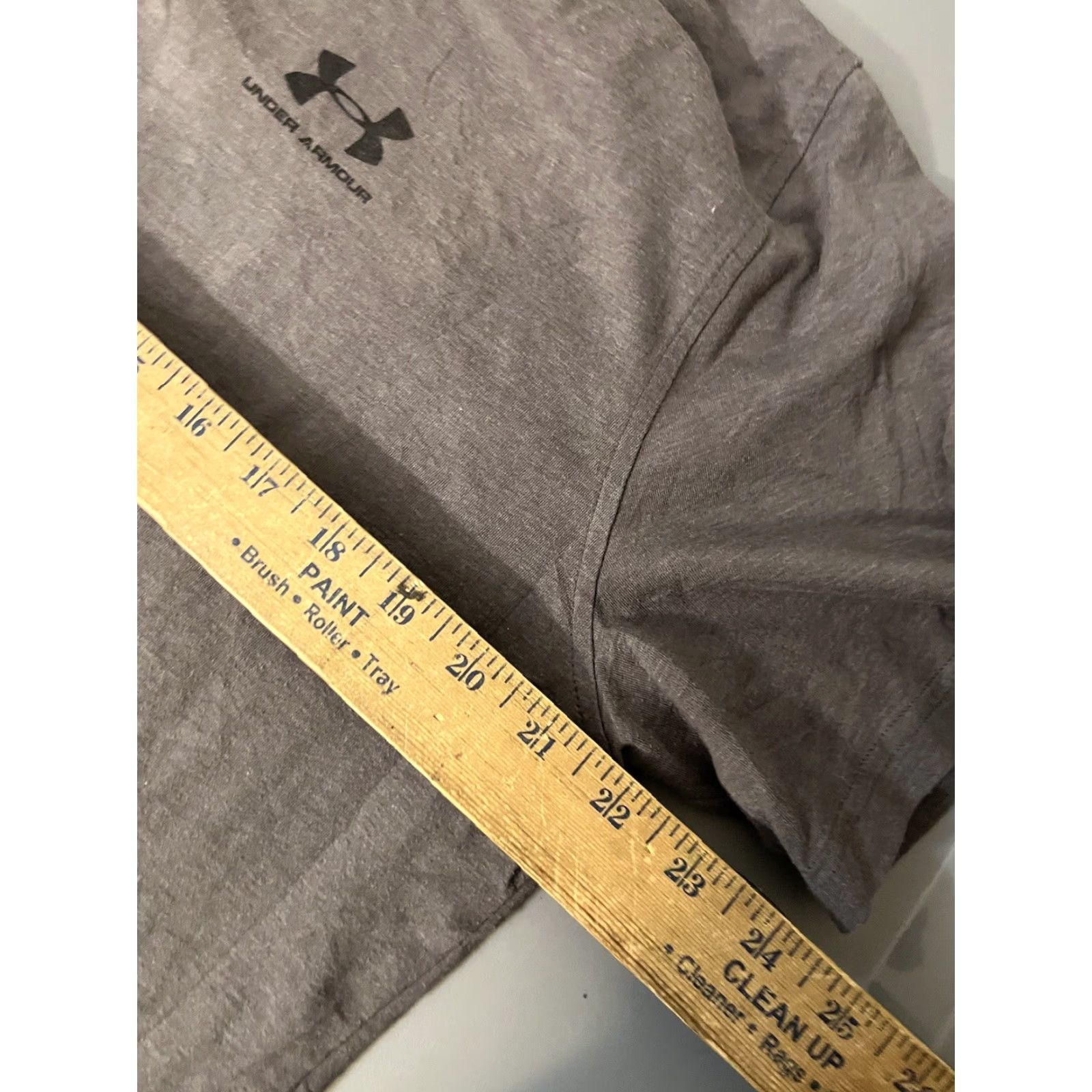 Under Armour Under Armour T-Shirt Men’s L Short Sleeve Heatgear Gray Crew Neck Graphic Logo Shirt Size US L / EU 52-54 / 3 - 5 Thumbnail