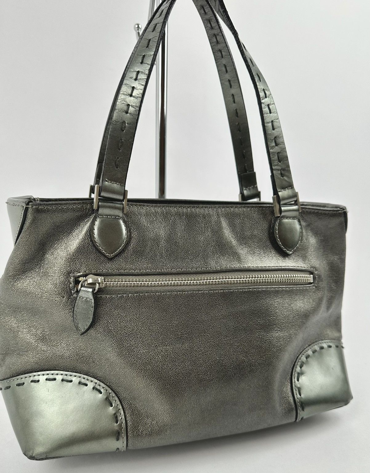Jean Paul Gaultier Jean Paul Gaultier- Hand / Tote bag Silver Metallic Color Size ONE SIZE - 9 Thumbnail