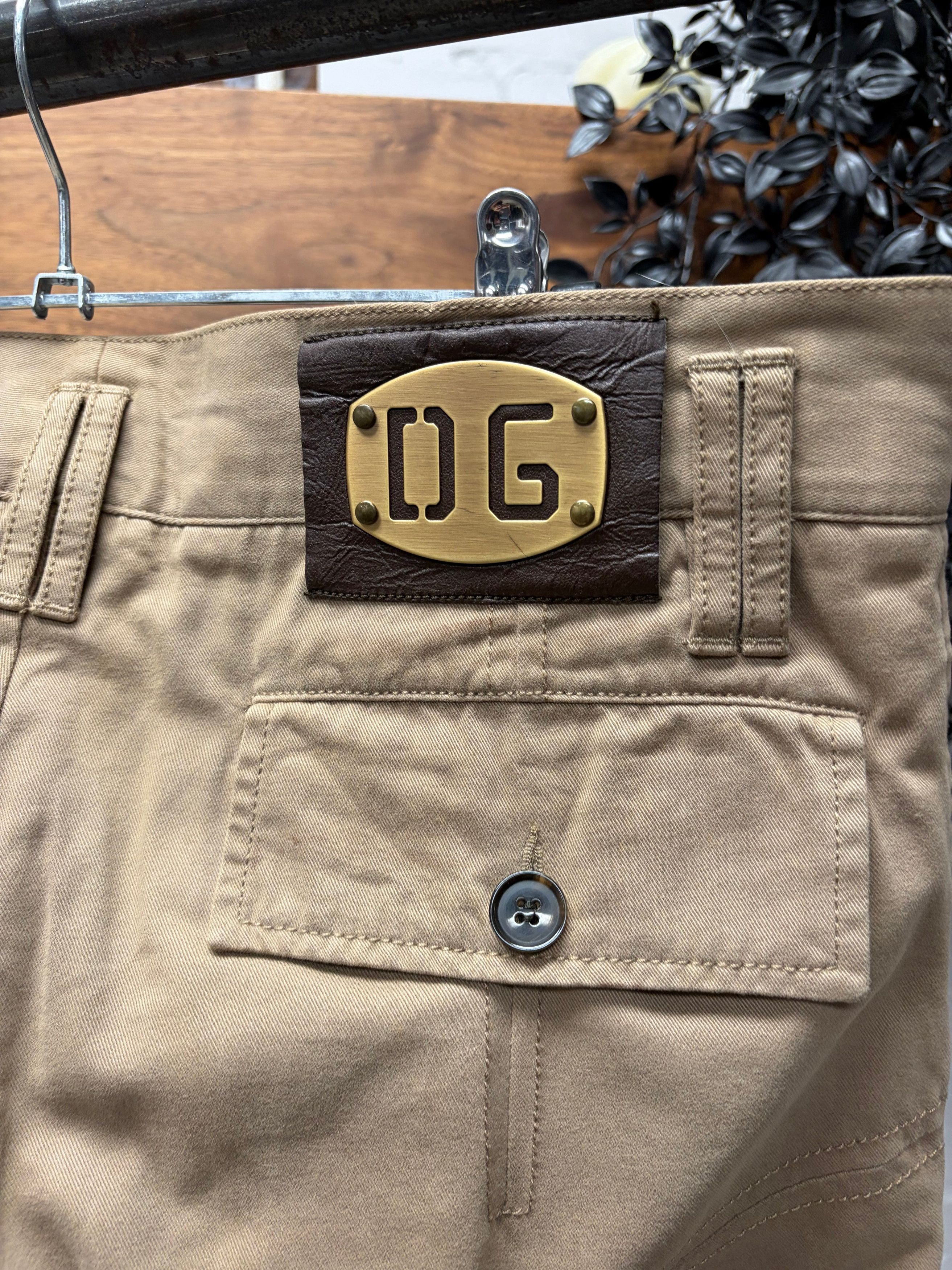 Dolce & Gabbana 2000s Dolce & Gabbana Brown Zip-Closure Cargo Pants Size US 33 - 2 Thumbnail