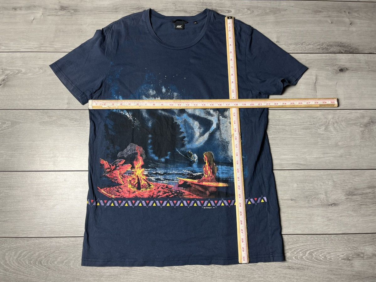 Diesel Diesel T-shirt surfing shark print size XXLarge Size US XXL / EU 58 / 5 - 5 Thumbnail