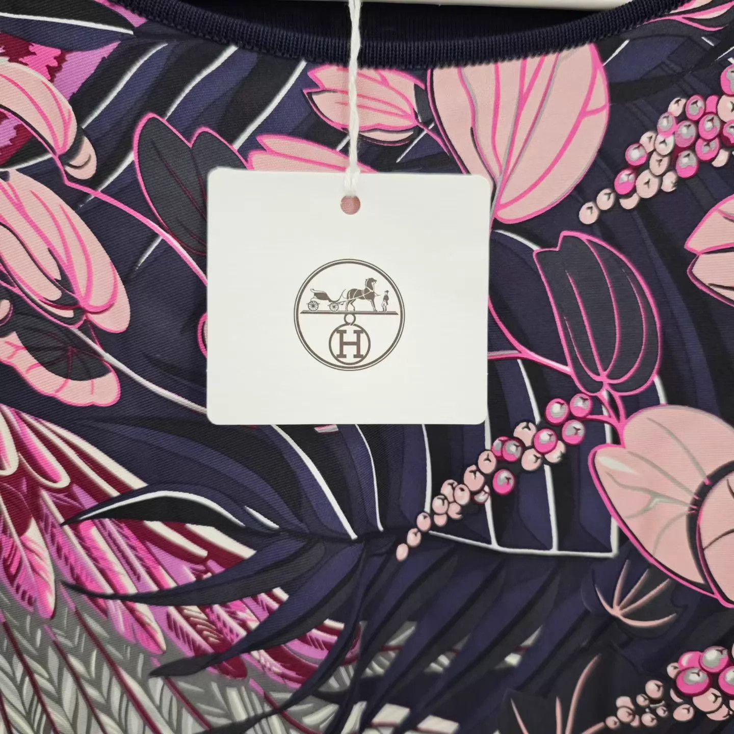 Hermes Hermes Purple Floral Color Blocked Vest 36x2 Size XS / US 0-2 / IT 36-38 - 6 Thumbnail