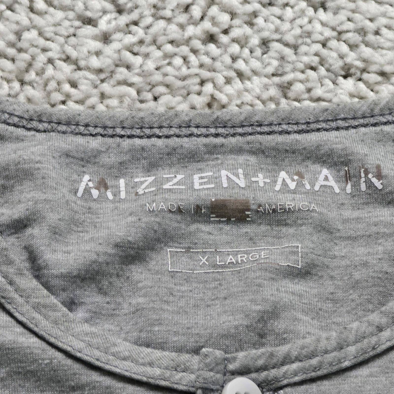Mizzen+Main Mizzen + Main Mens Henley Long Sleeve Shirt XL Heather Grey Size US XL / EU 56 / 4 - 4 Thumbnail