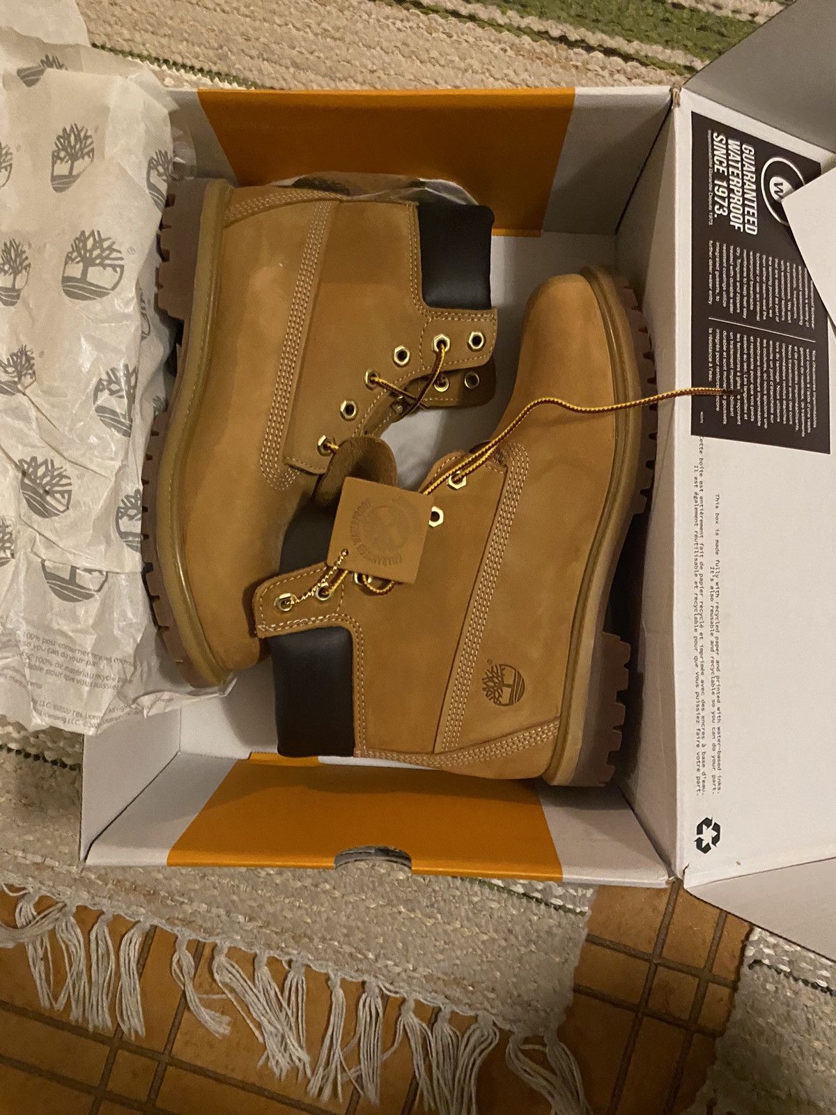 image of Timberlands Shoes in Beige, Men's (Size 7)