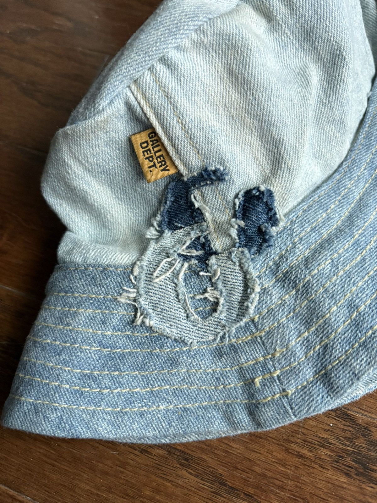 Gallery Dept. Gallery Dept. Denim G Patch Bucket Hat Size ONE SIZE - 4 Thumbnail
