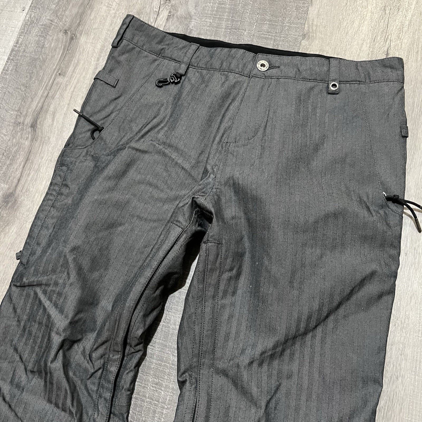 686 686 x Dickies Pants Womens S Gray infiDRY Snowboard Ski Size 33" - 3 Thumbnail